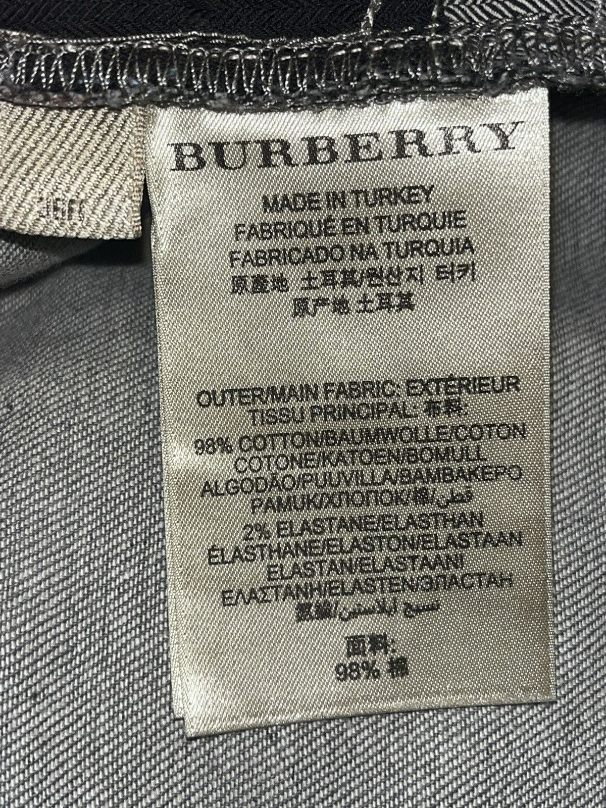 Burberry × Burberry Prorsum Burberry Grey Steadman Slim-Fit Jeans Size 36 Size US 36 / EU 52 - 9 Thumbnail