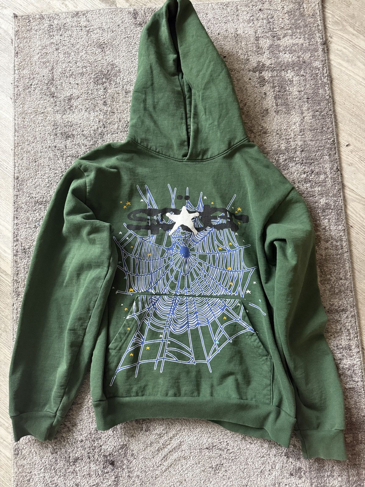 Sp5der Sp5der Hoodie “Hunter Green” Size US M / EU 48-50 / 2 - 1 Thumbnail