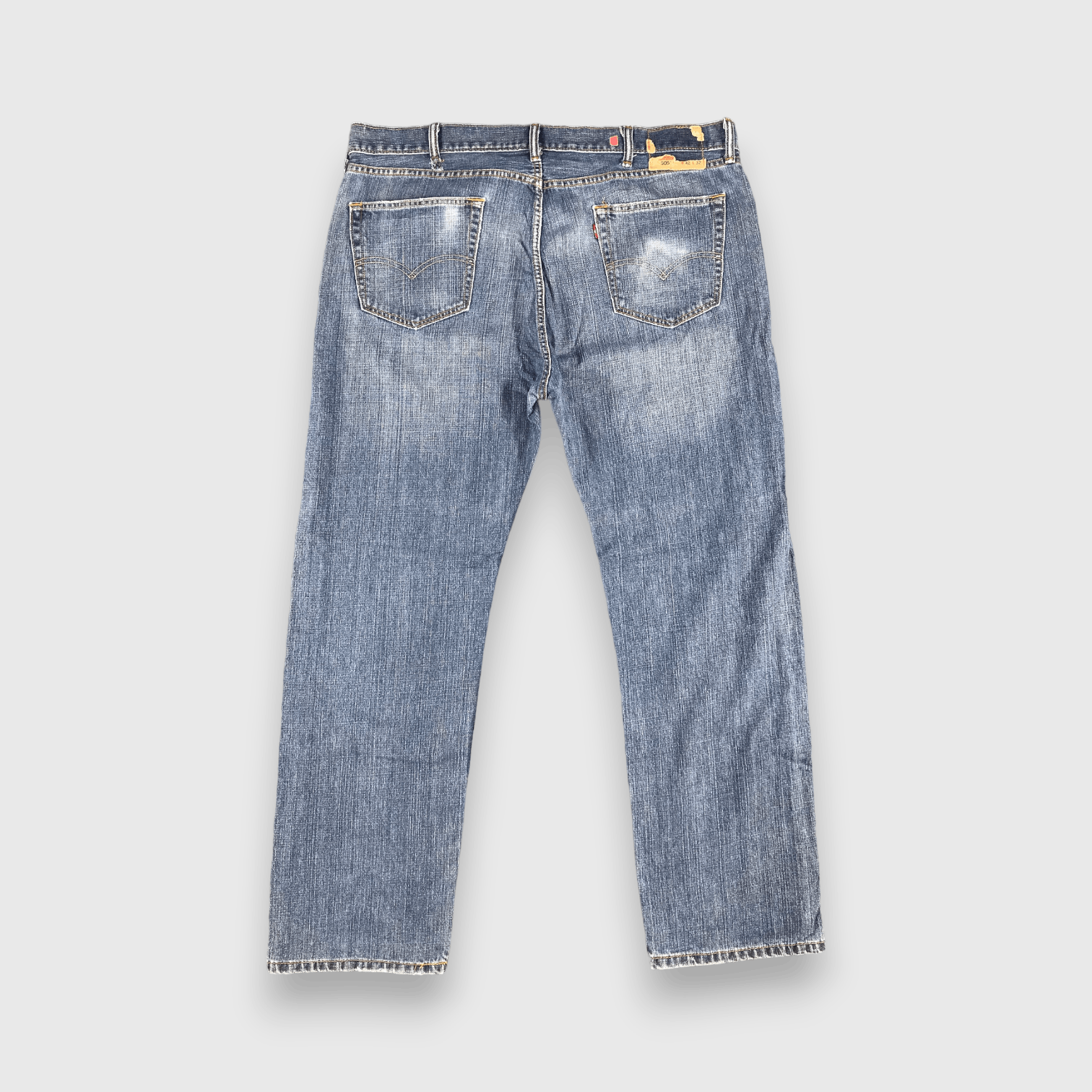 Levi's Vintage Blue Wash Levis 505 Jeans-J2206 Size US 43 - 2 Thumbnail
