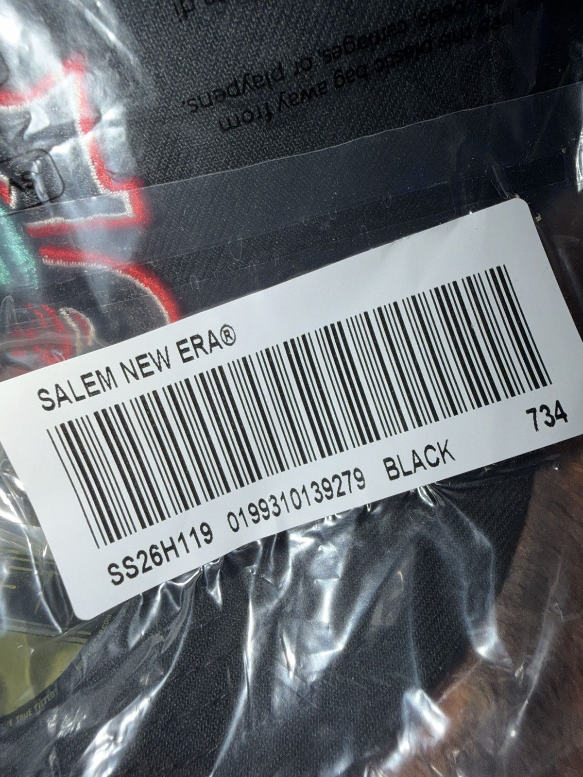Supreme Supreme Salem New Era Black Hat Size ONE SIZE - 8 Thumbnail