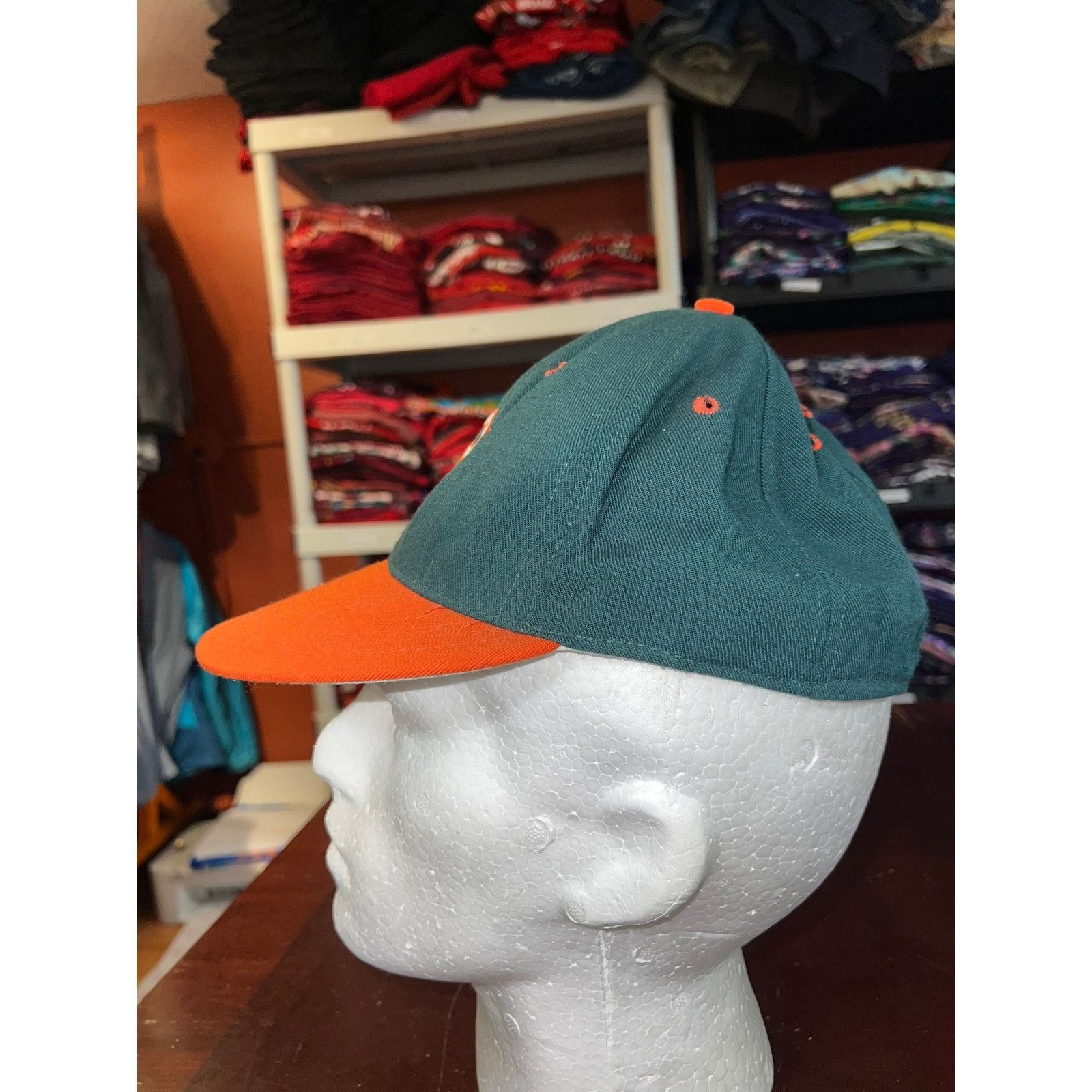 Pro Line Vintage Miami Hurricanes Hat OTF On The Field Pro Line NCAA Size ONE SIZE - 3 Thumbnail
