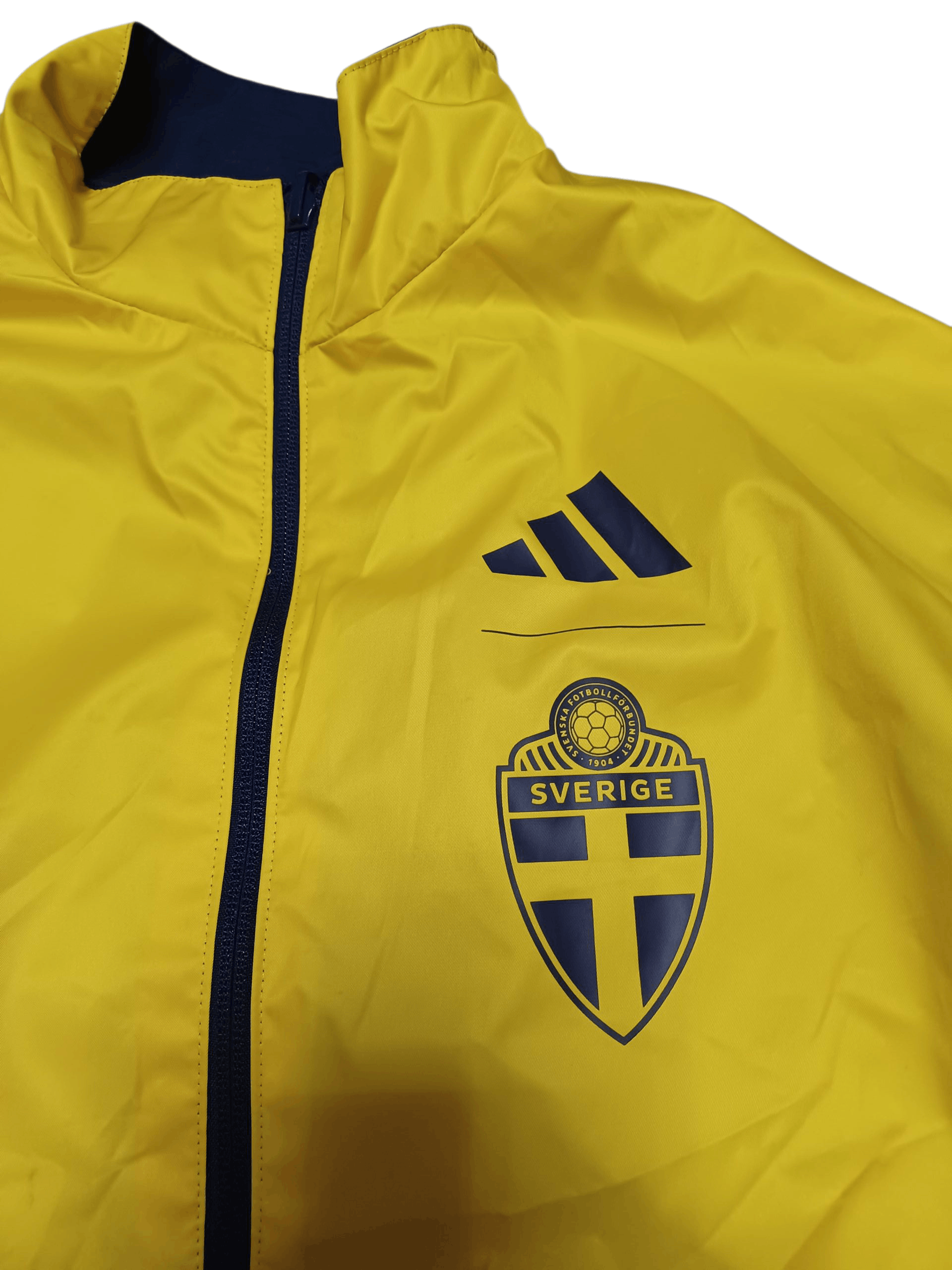 Adidas SWEDEN ADIDAS REVERSEABLE NYLON TRACK JACKET SOCCER Size US S / EU 44-46 / 1 - 6 Thumbnail