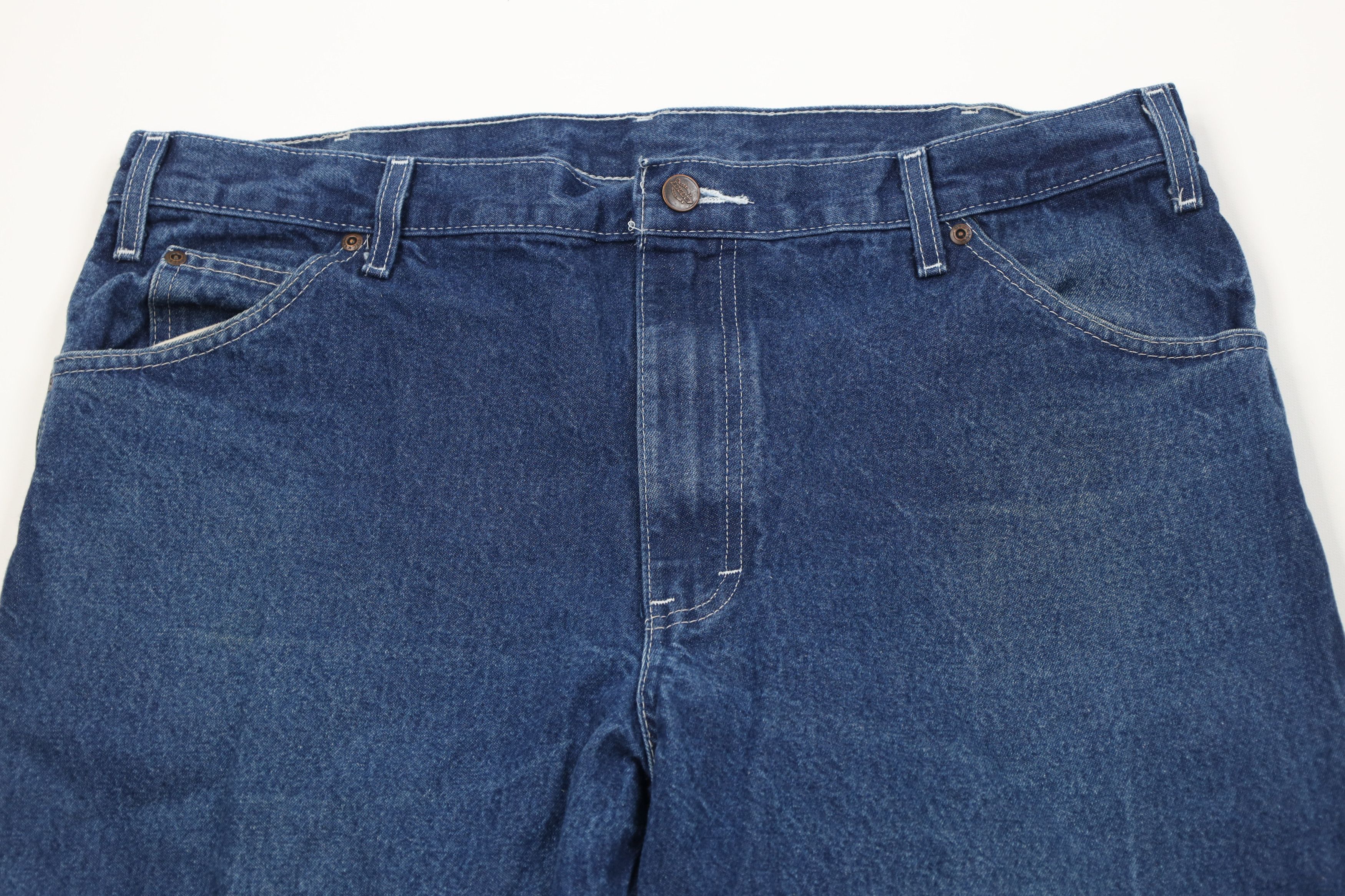 Dickies Vintage Y2K Dickies Wide Leg Dungaree Denim Jeans Cotton Size US 38 / EU 54 - 2 Thumbnail