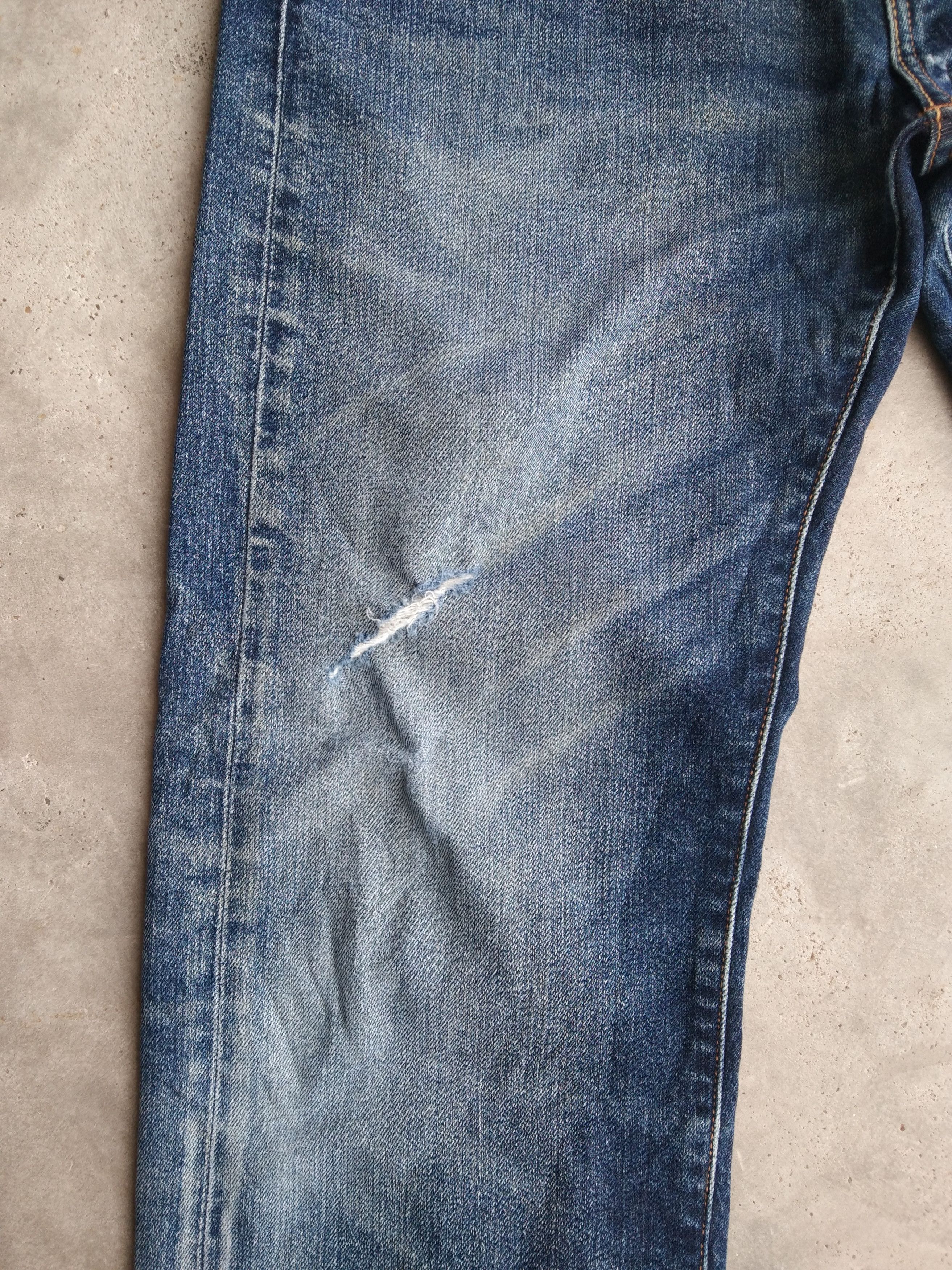 Levi's Vintage Levi's Jeans 505 Big E Distressed Denim 31x30 Size US 31 - 9 Thumbnail
