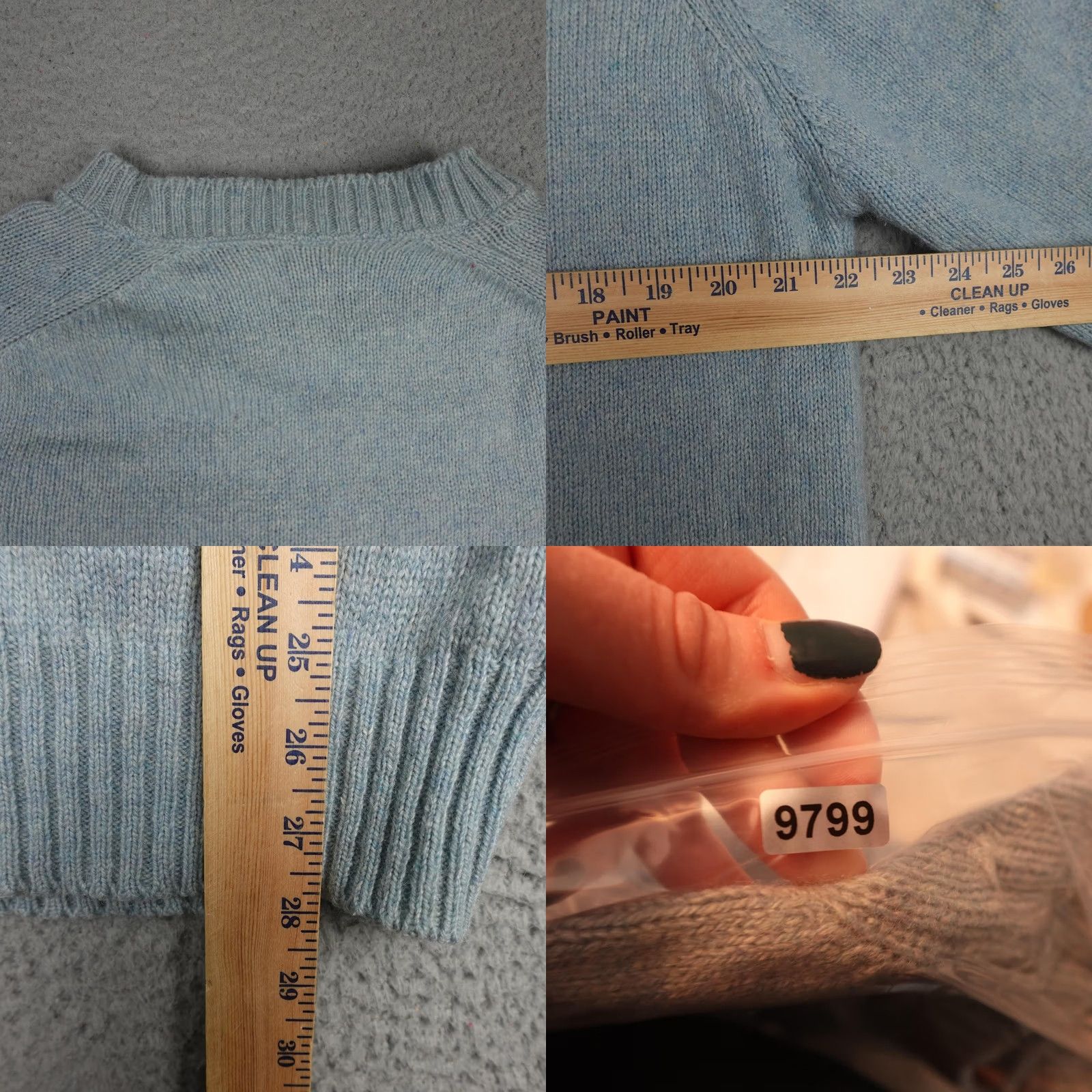 Vintage VINTAGE The Fox Collection Sweater Mens XL Tall Blue Wool Blend Crewneck 80s Size US XL / EU 56 / 4 - 9 Thumbnail