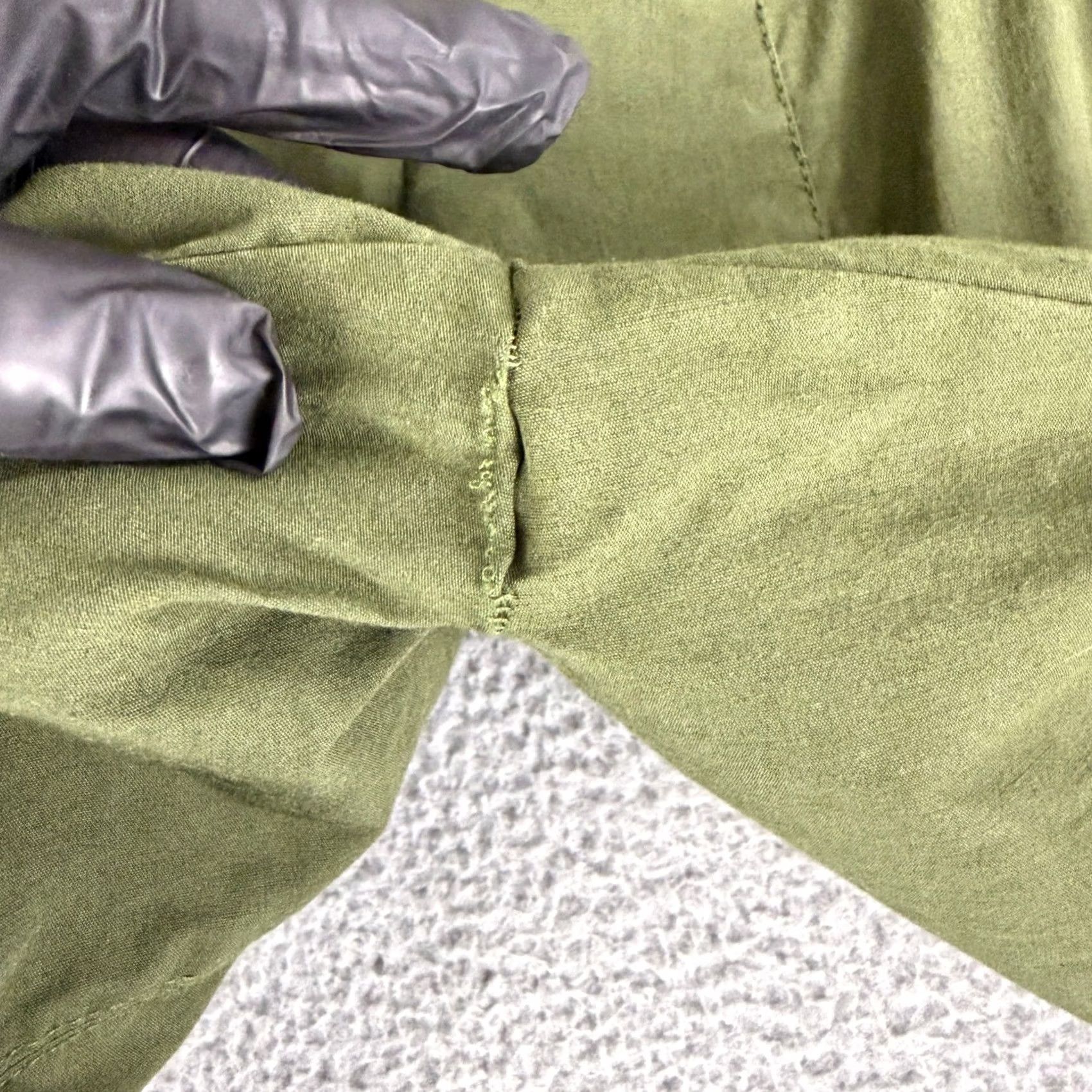 Anthropologie Maeve Flare Pants Womens 4 Green High Rise Wide Leg Seam Detail Anthropologie Dress Pants Size 27" / US 4 / IT 40 - 3 Thumbnail