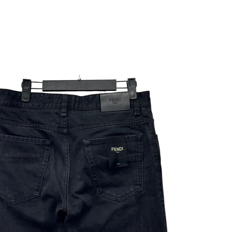 Fendi Fendi Classic Black Slim Fit Jeans Size 31 Size US 31 - 3 Thumbnail