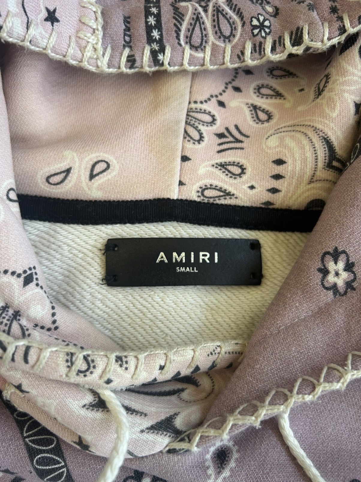 Amiri Amiri Oversized Bandana Patchwork Hoodie Size US S / EU 44-46 / 1 - 2 Thumbnail