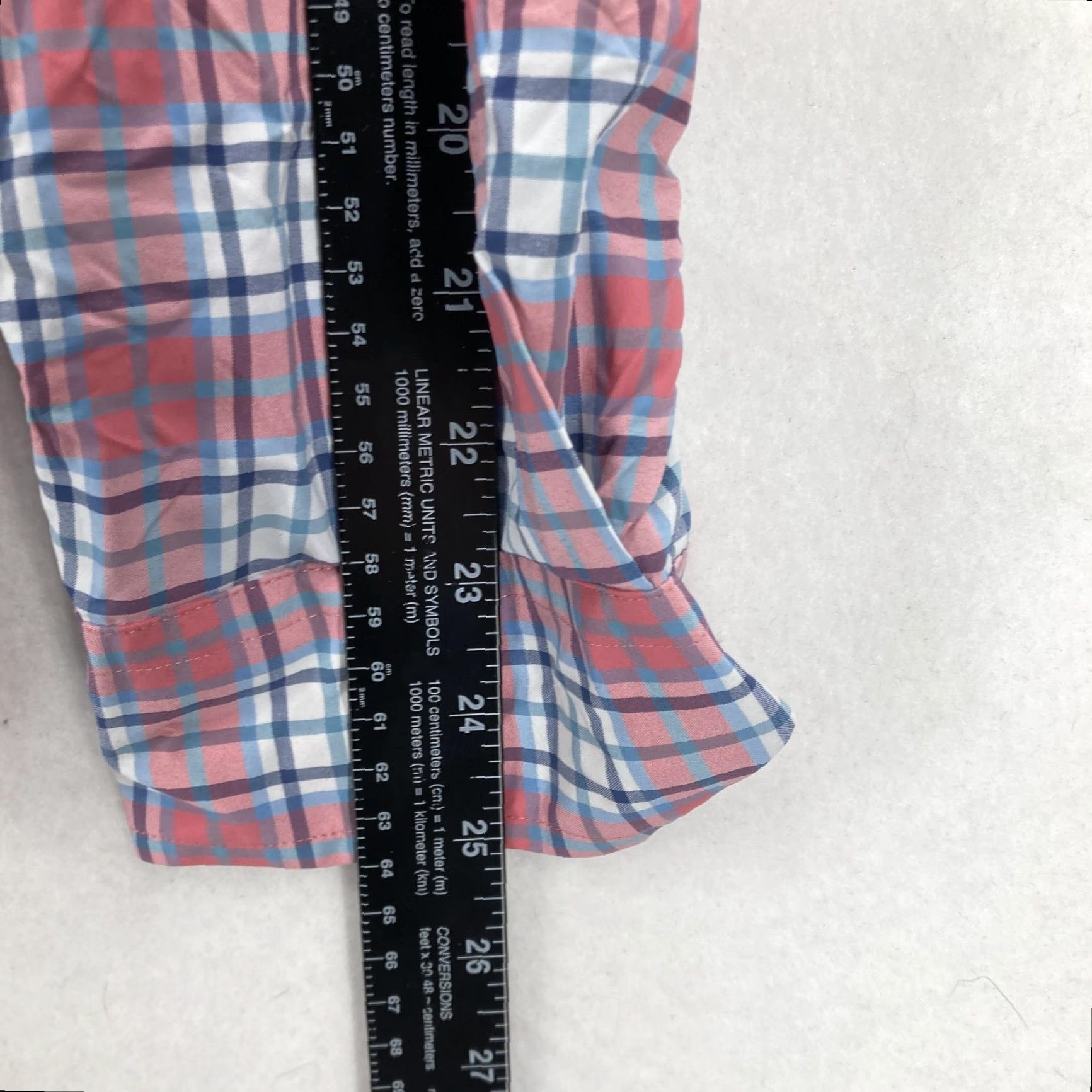Vineyard Vines Vineyard Vines Shirt Mens XL Pink Blue Plaid Tucker Performance Button Down Size US XL / EU 56 / 4 - 6 Thumbnail