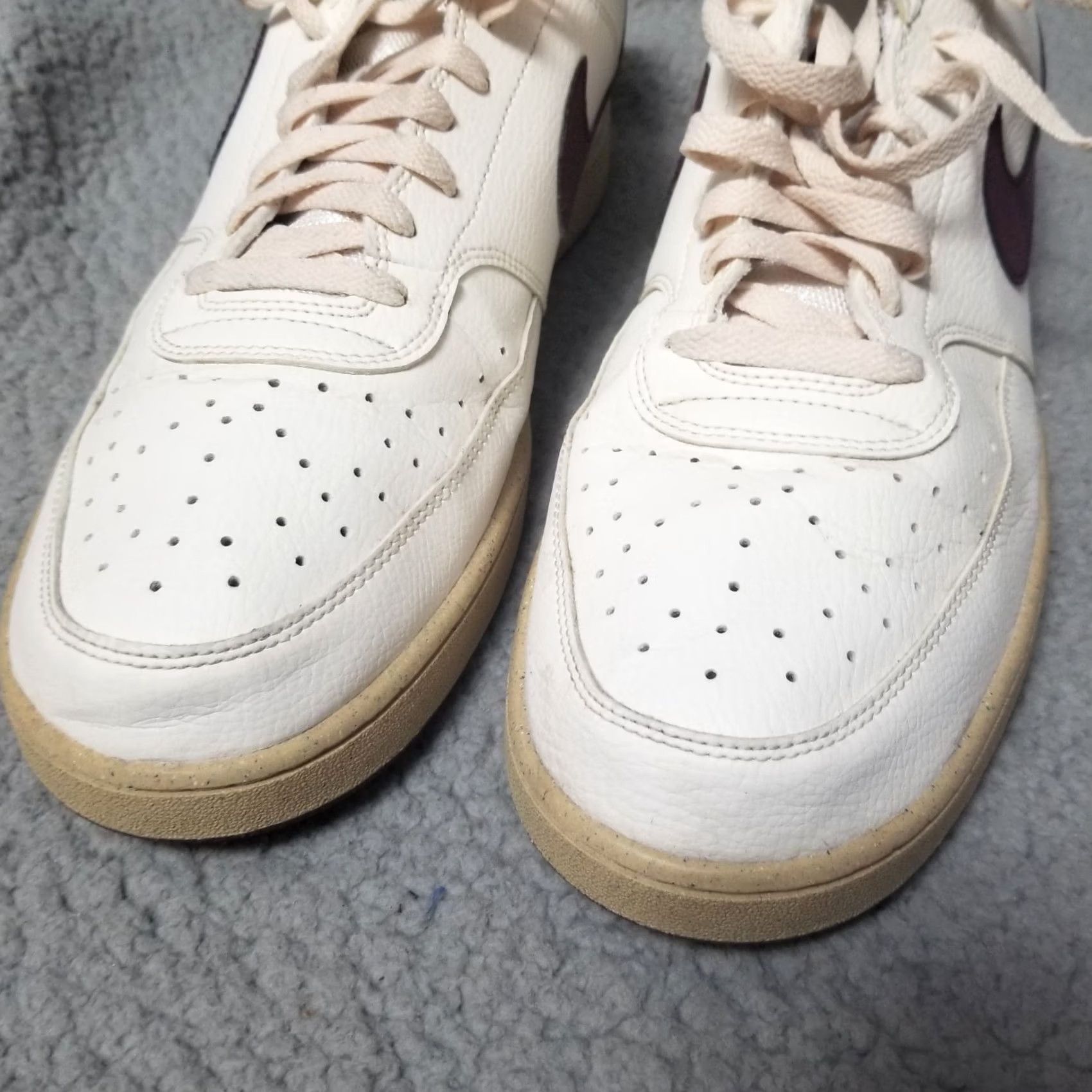 Nike Nike Court Vision Low NN Next Nature Sail-Dark Beetroot-White Size 15 FB8942-133 Mens Shoes Size US 15 / EU 48 - 4 Thumbnail