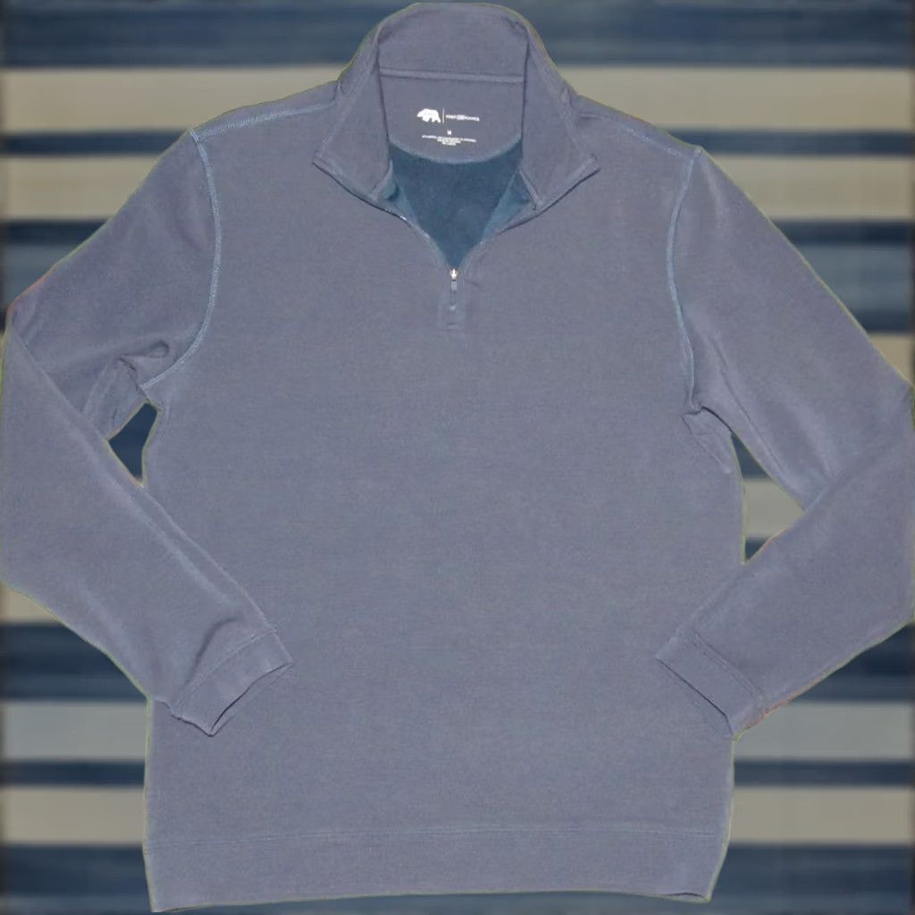 Vintage ONWARD RESERVE Performance Blue Quarter Zip Sweater Medium Men Size US M / EU 48-50 / 2 - 1 Thumbnail