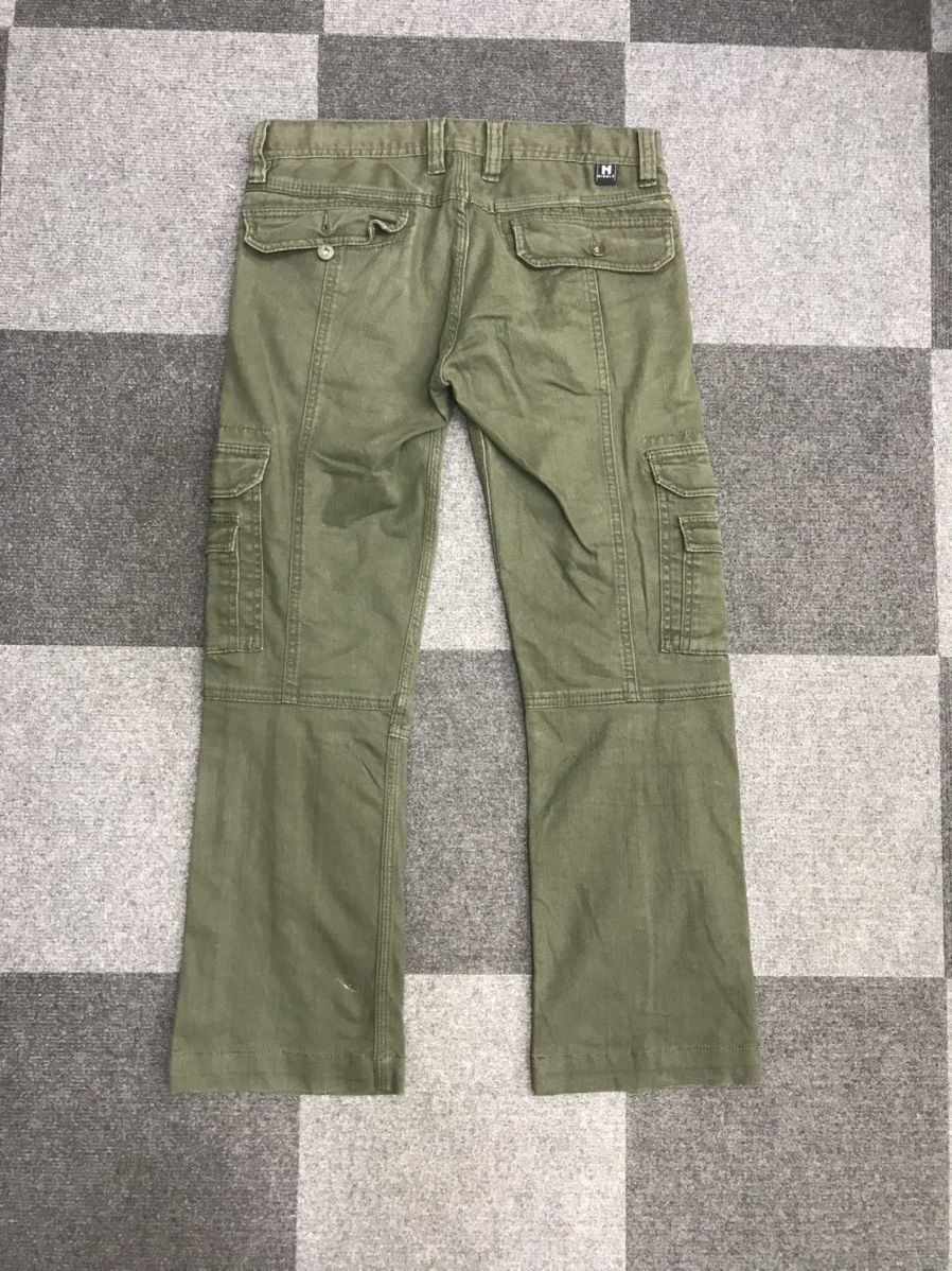 Japanese Brand Unisex HIDEAWAYS FLARE Multipockets Pant Size US 31 - 8 Thumbnail