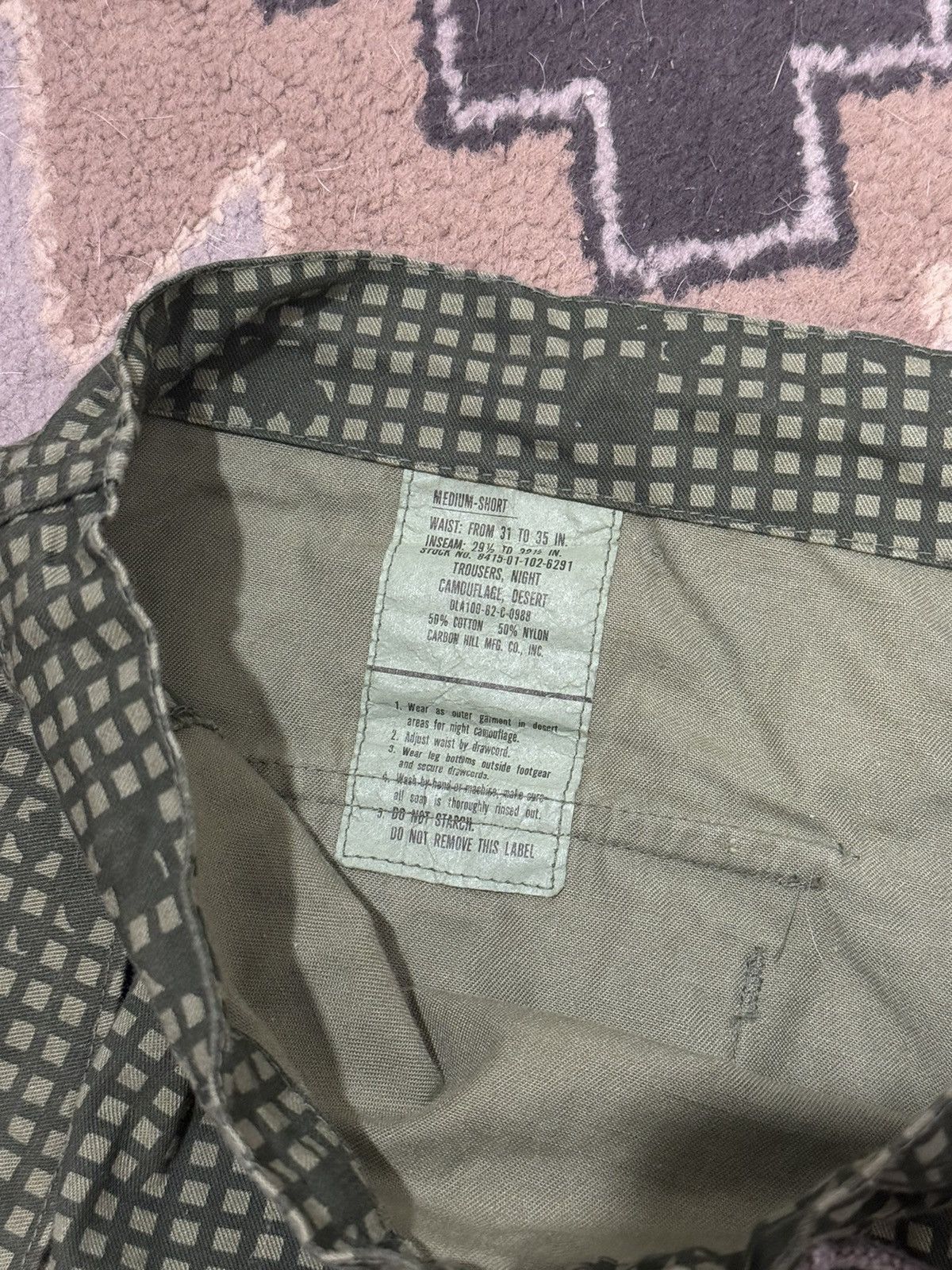 Vintage DESERT DIGITAL NITE CAMO OVER PANTS Size US 32 / EU 48 - 6 Thumbnail