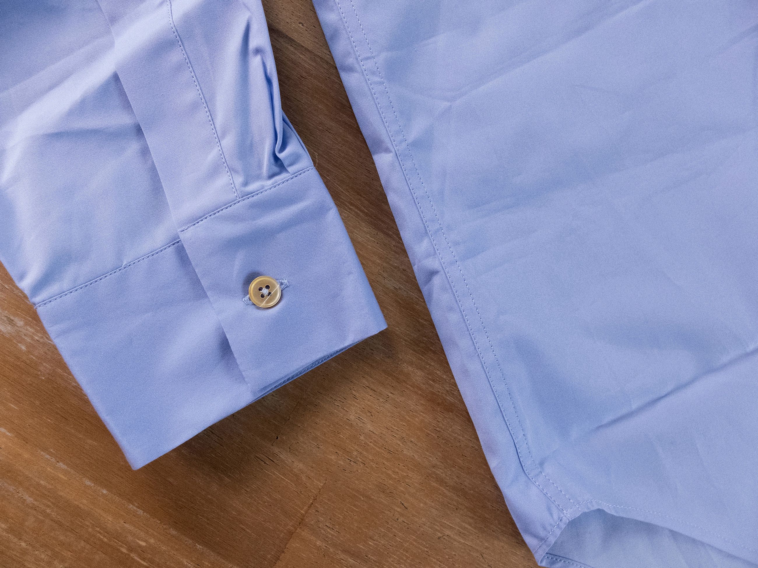 Paul Smith PAUL SMITH mainline solid blue oversize cotton shirt 16 41 Size US L / EU 52-54 / 3 - 4 Thumbnail