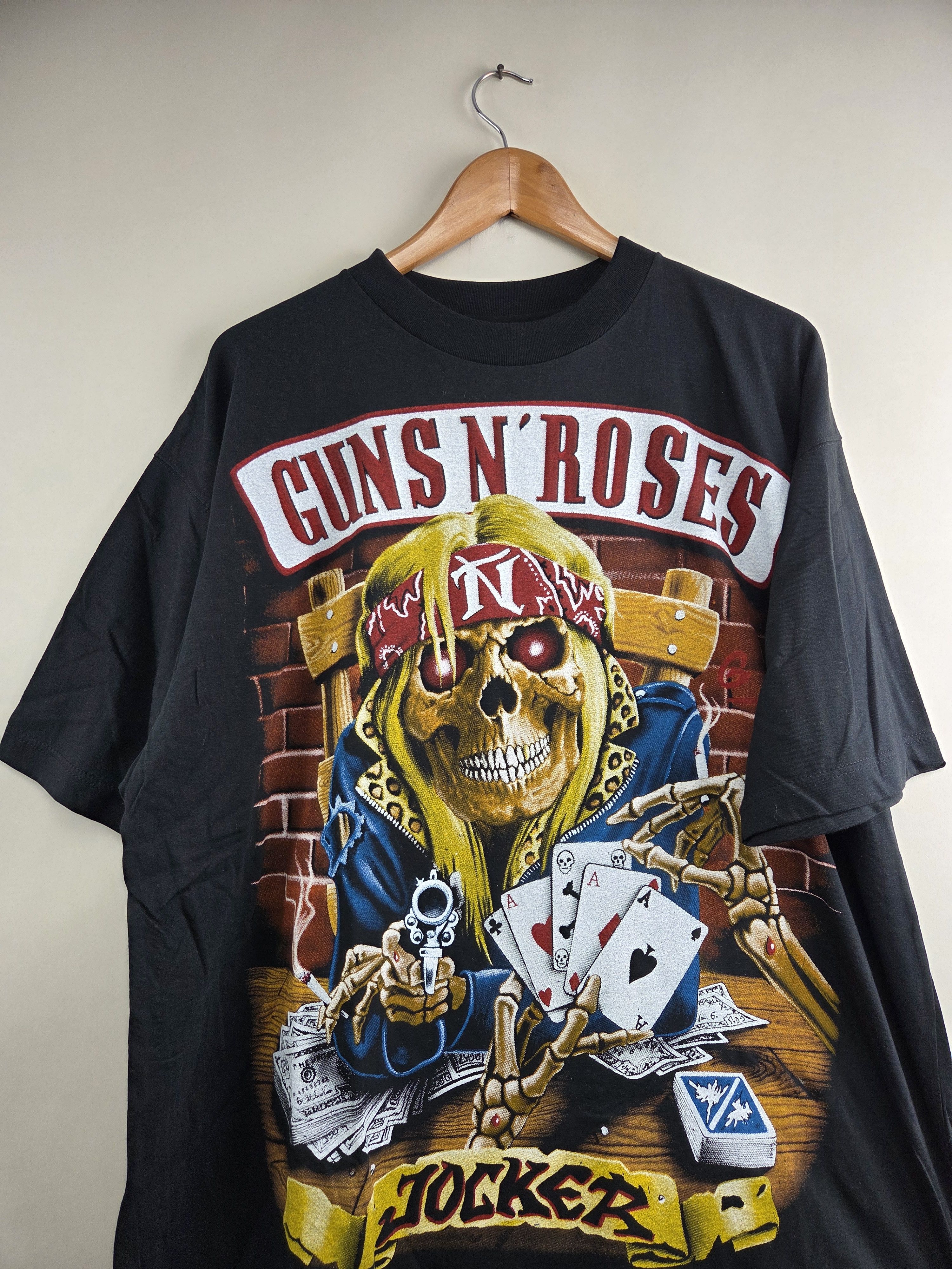 Band Tees × Guns N' Roses × Vintage 90s Guns N Roses Axl Jocker Tattoo XL 24" 30" Size US XL / EU 56 / 4 - 2 Thumbnail