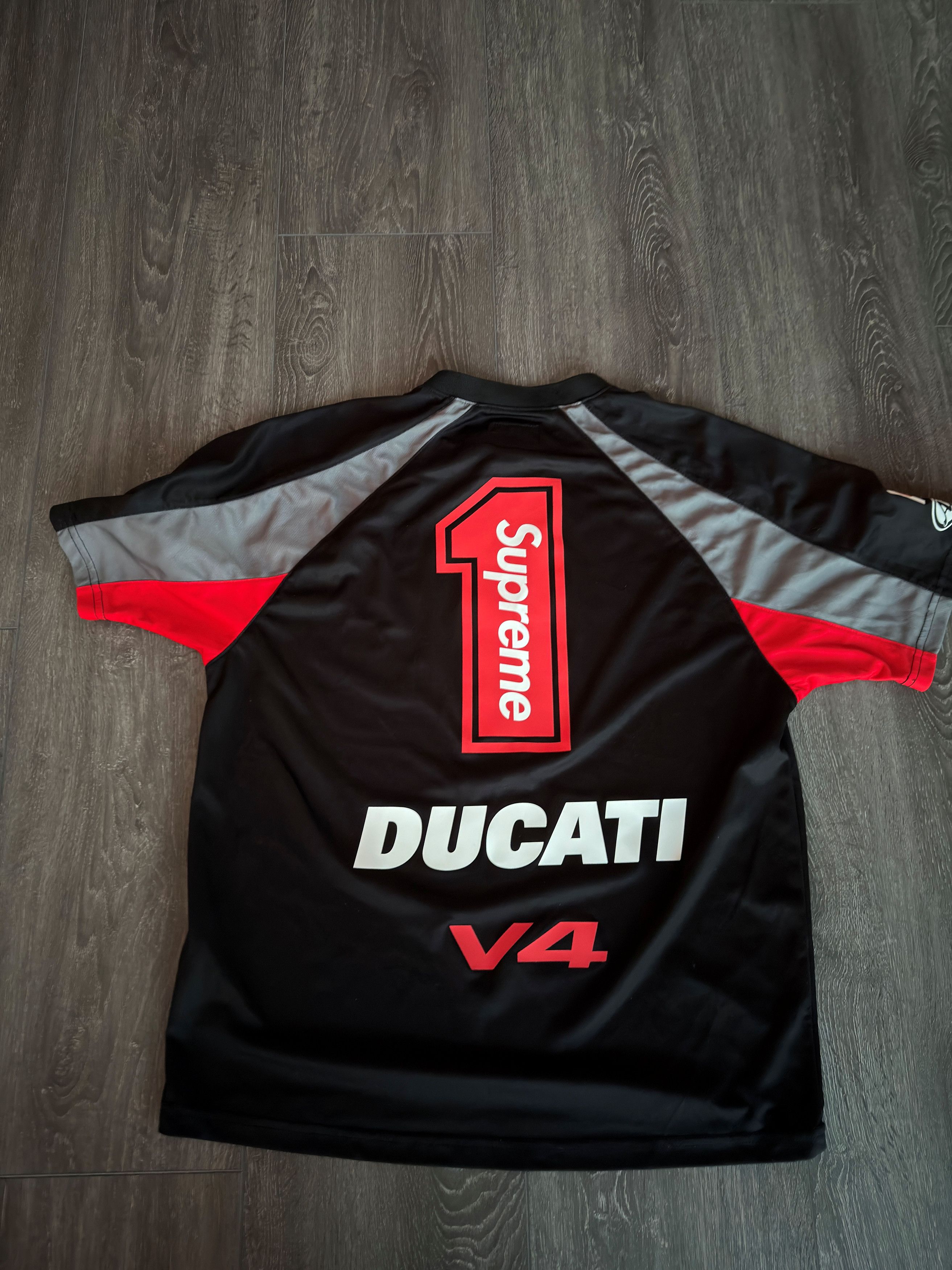 Supreme Ducati Soccer Jersey Black
