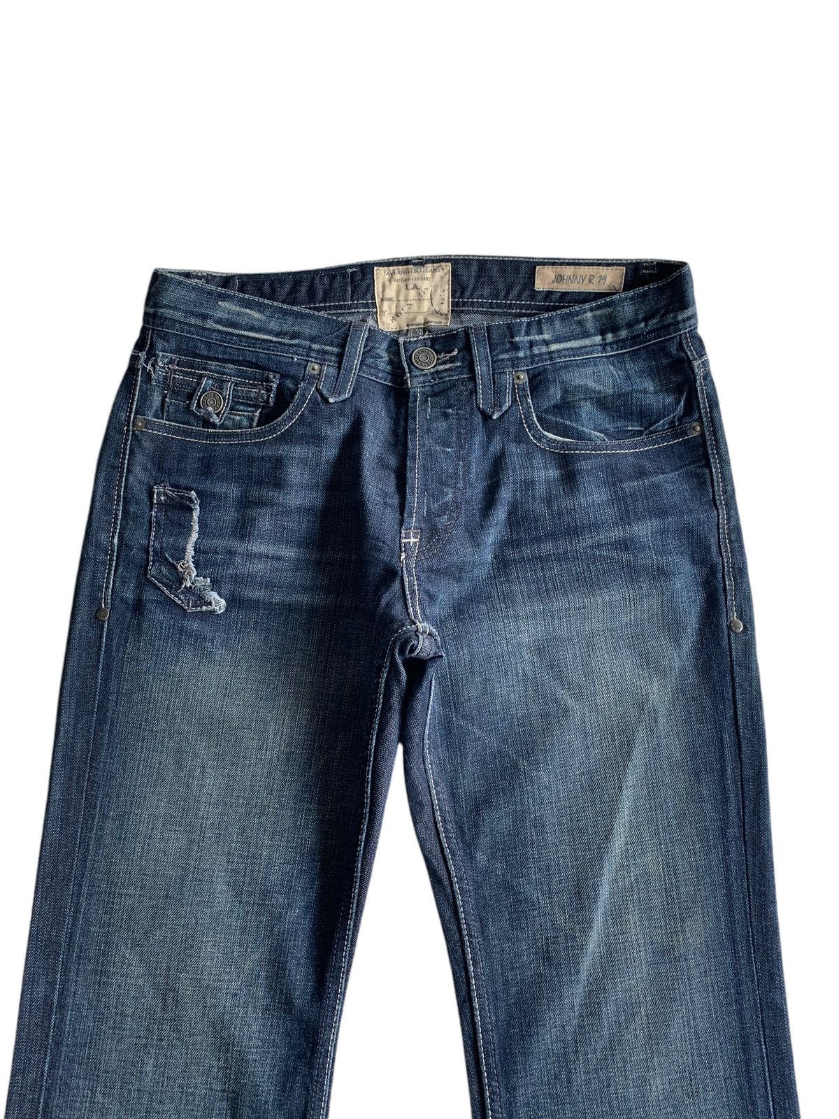 If Six Was Nine × Japanese Brand × Jean FLARE JEANS Taverniti so Jeans Punk Style Denim☠️🎌 Size US 33 - 10 Thumbnail