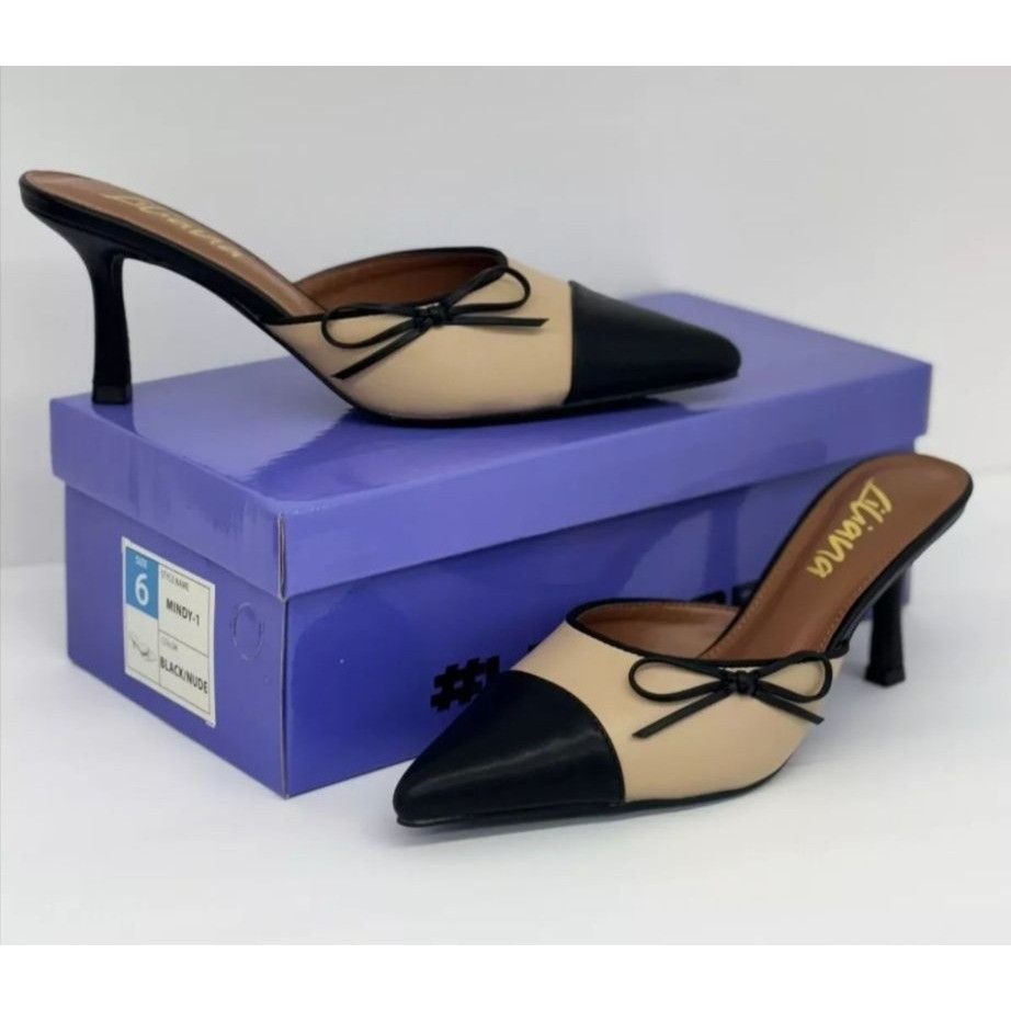 Other LILIANA / Mindi-1 / Vintage-Inspired/ Beige & Black / Sling Size US 10 / IT 40 - 9 Thumbnail