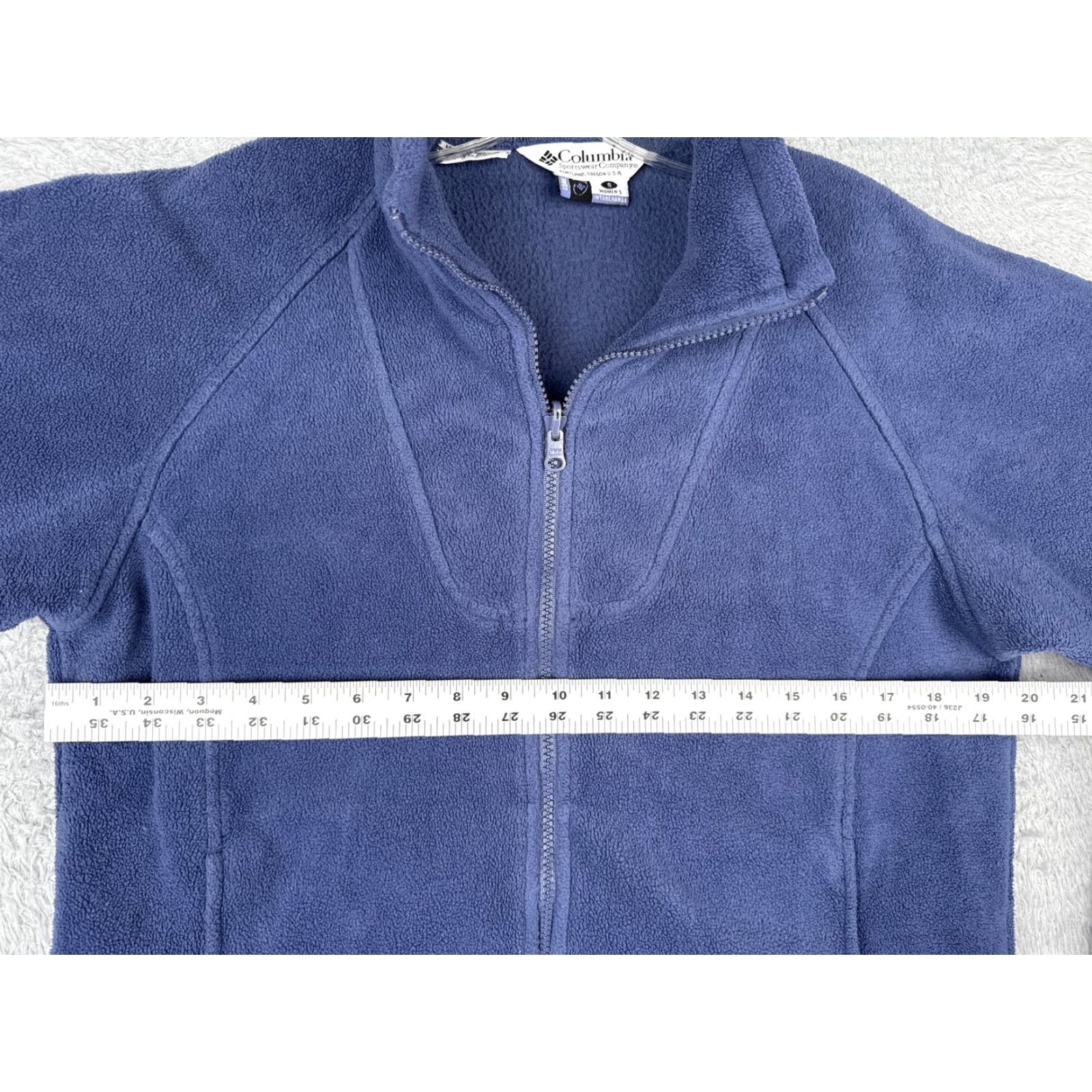 Vintage VINTAGE Columbia Jacket Womens Small Blue Interchange Full Zip Pockets Polyester Fleece Mid-Length Zip Size S / US 4 / IT 40 - 7 Thumbnail