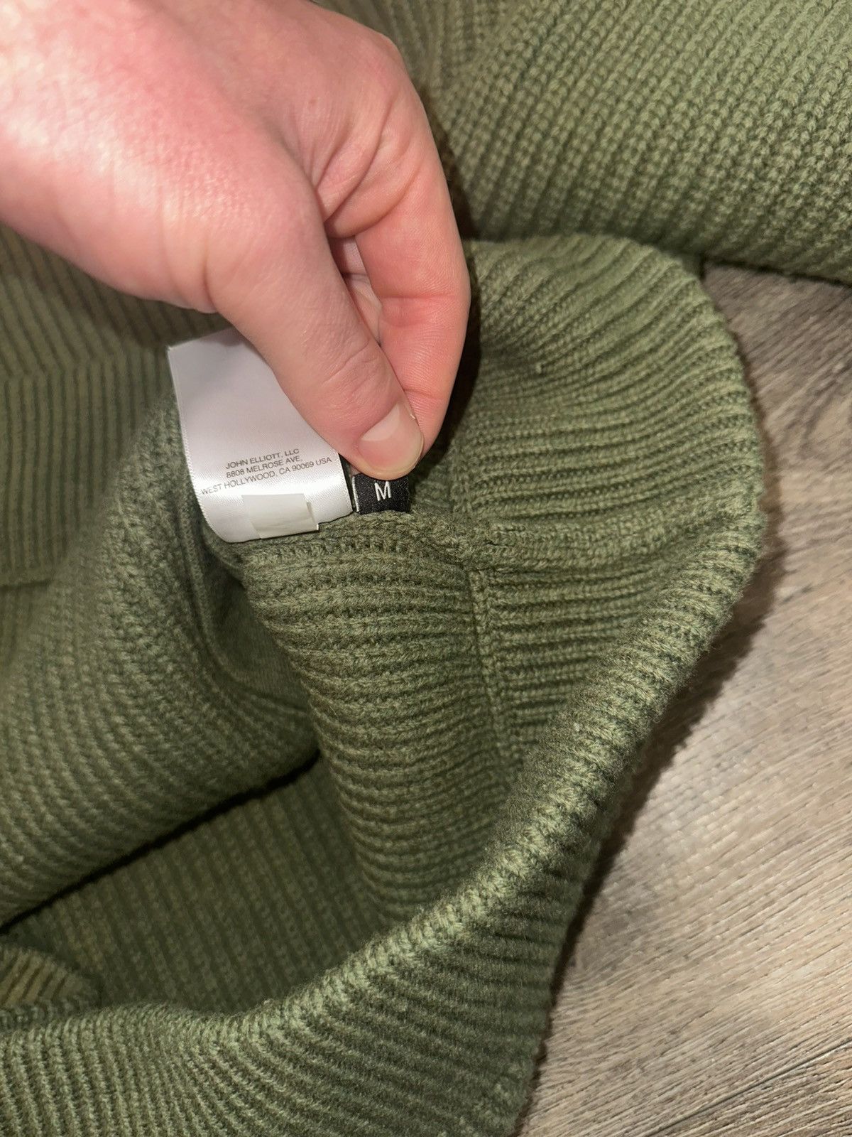 John Elliott John Elliott Ribbed Wool Crewneck - M - Has pockets Size US M / EU 48-50 / 2 - 5 Thumbnail