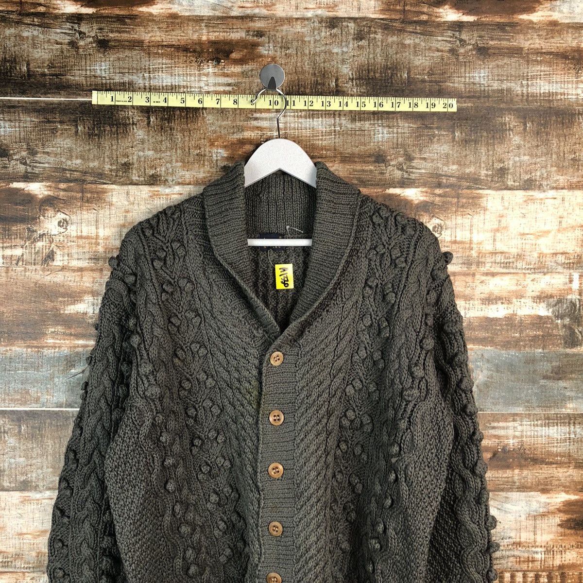 Vintage 💥RARE💥 Lipstar japan Grey Cardigan Knitwear #A1330 Size US M / EU 48-50 / 2 - 2 Thumbnail
