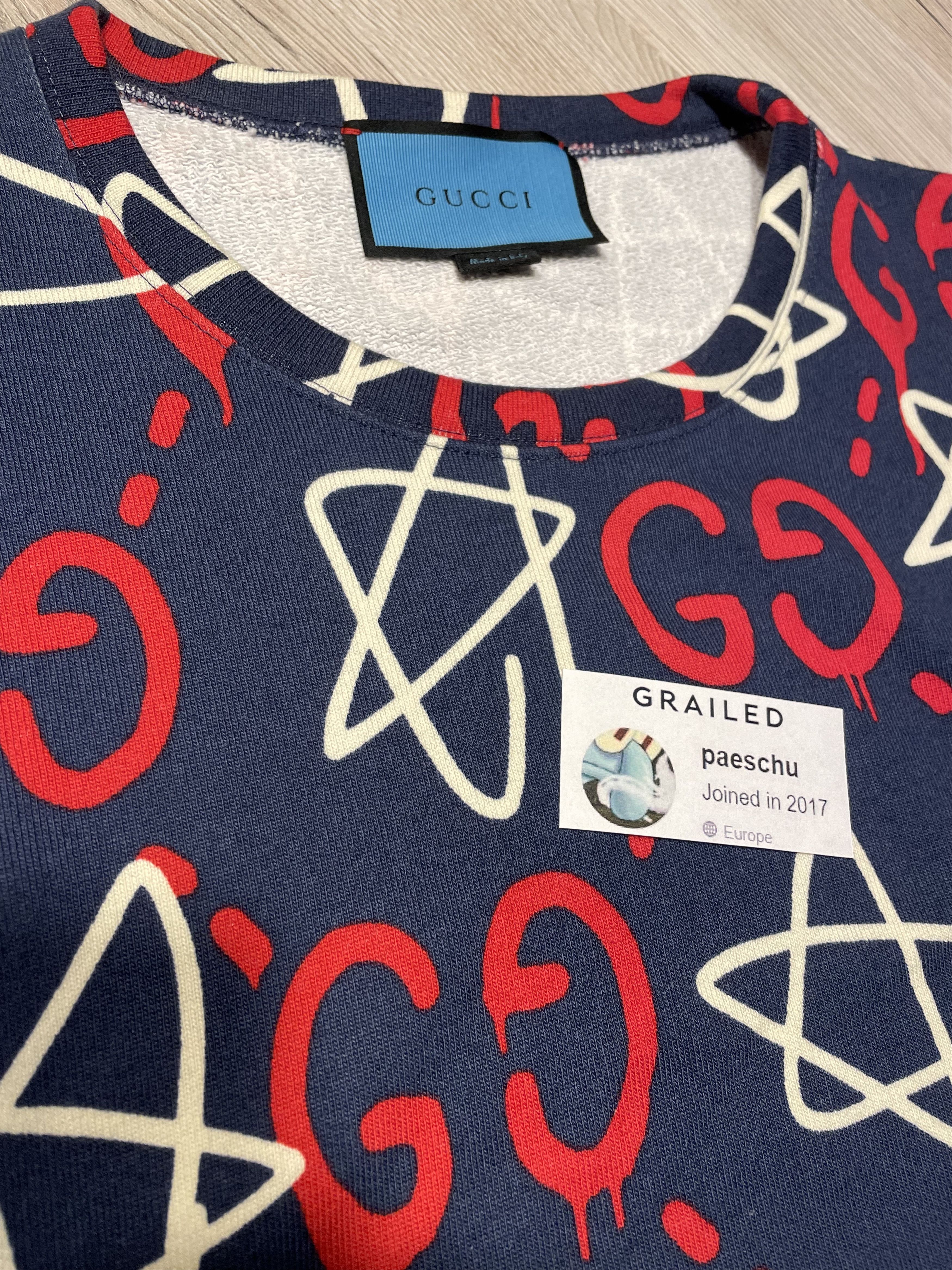 Gucci Gucci Ghost Sweatshirt Size US M / EU 48-50 / 2 - 2 Thumbnail