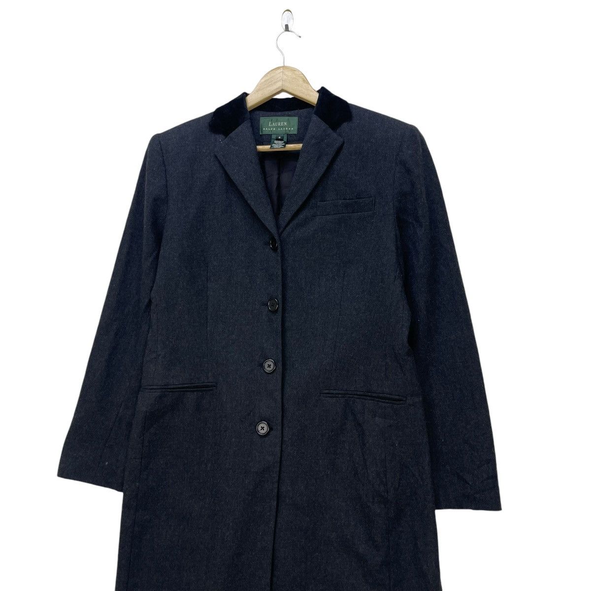 Autumn Cashmere × Polo Ralph Lauren × Ralph Lauren Polo Ralph Lauren Long Coat Jacket Size M / US 6-8 / IT 42-44 - 3 Thumbnail