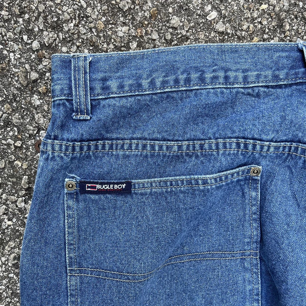 Bugle Boy VINTAGE Y2K BUGLE BOY BAGGY CARPENTER DENIM JEANS Size US 40 / EU 56 - 9 Thumbnail