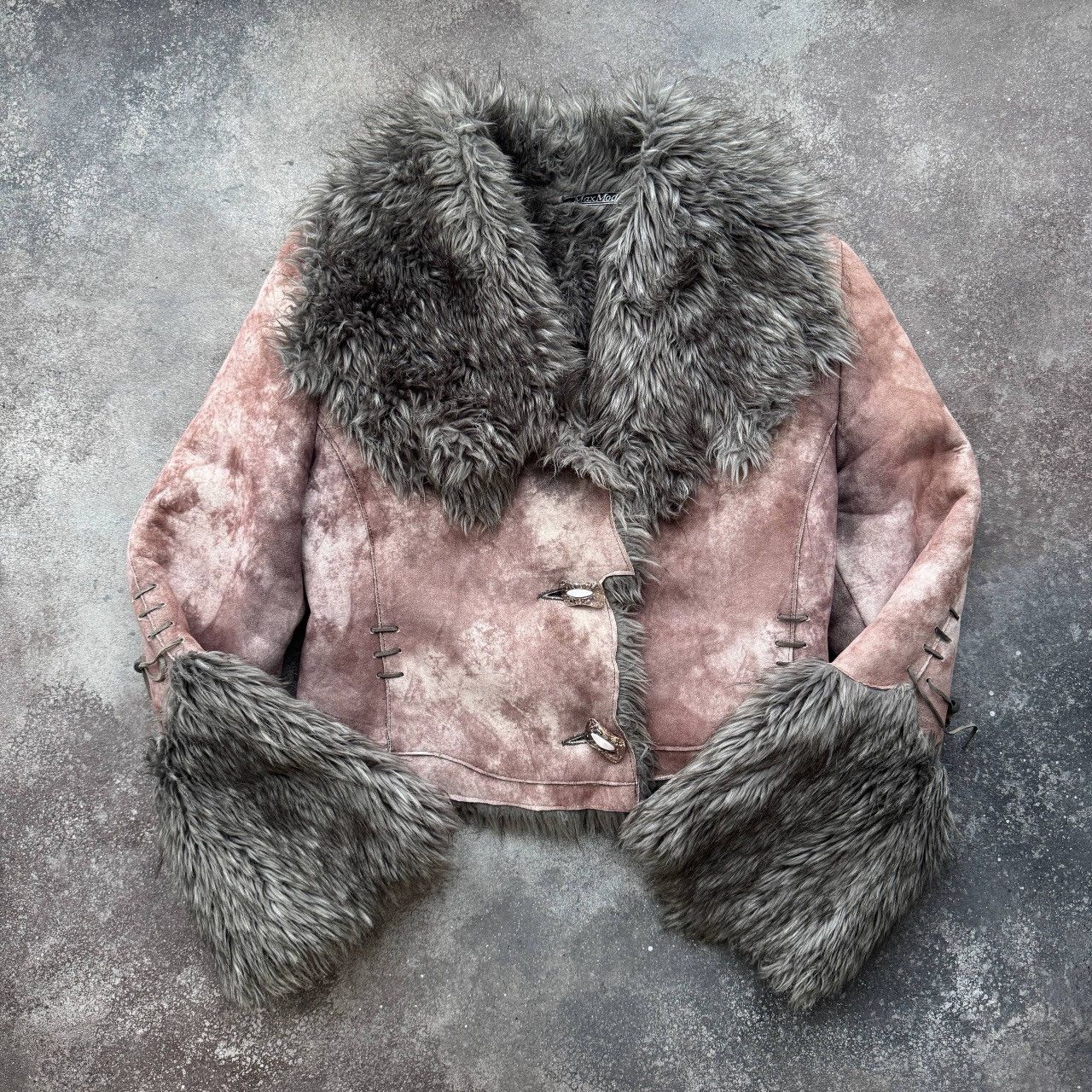 Japanese Brand Amazing Faux Fur Cropped Shearling/Sheepskin Jacket Size M / US 6-8 / IT 42-44 - 1 Thumbnail
