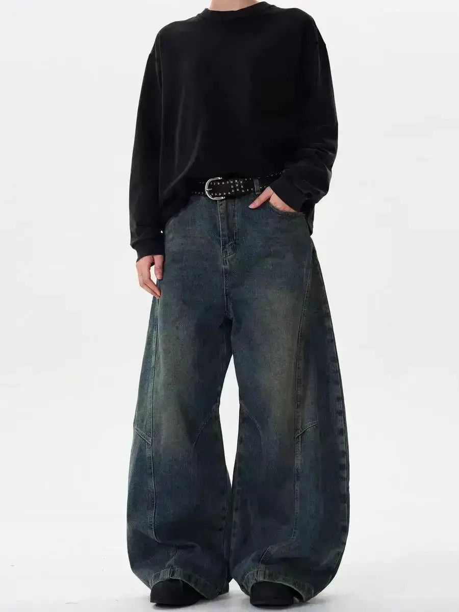 Japanese Brand baggy vintage wash machete street hip hop y2k jeans Size US 32 / EU 48 - 2 Thumbnail