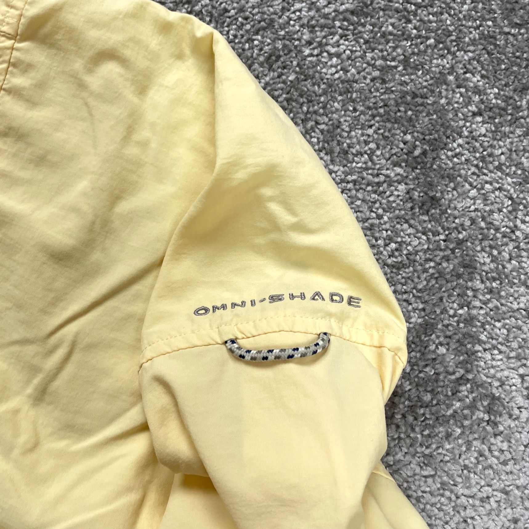 Vintage Columbia PFG Bahama Shirt Mens XL Yellow Nylon Short Sleeve Casual Size US XL / EU 56 / 4 - 4 Thumbnail