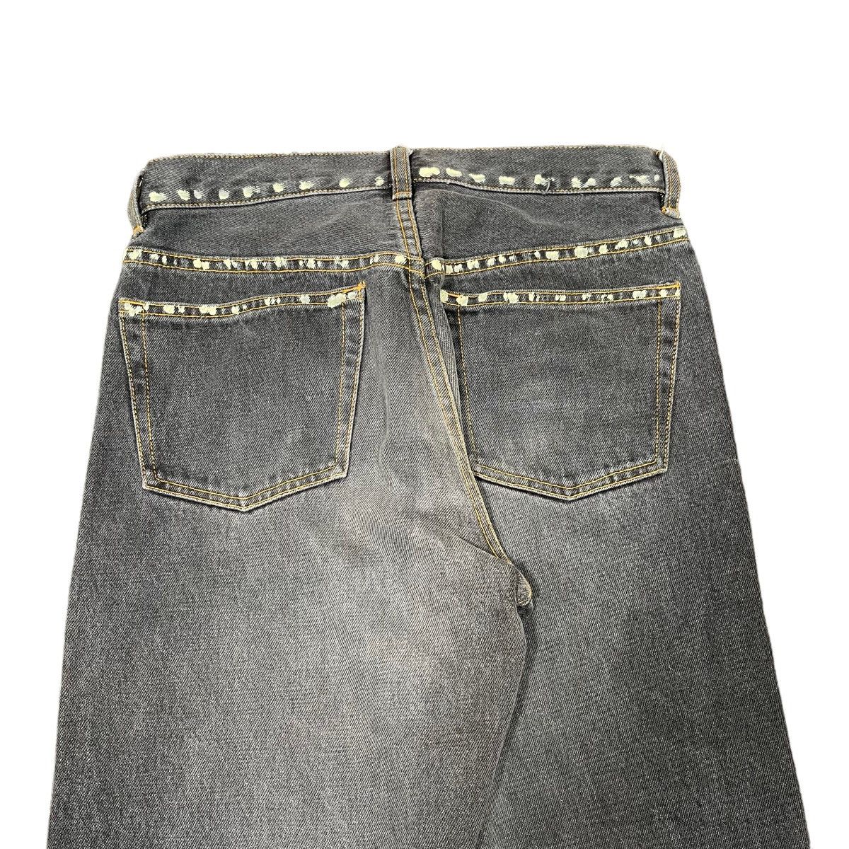 If Six Was Nine × KMRii × Takeo Kikuchi Takeo Kikuchi Sashiko Painter Charcoal Denim Jeans Size US 29 - 6 Thumbnail