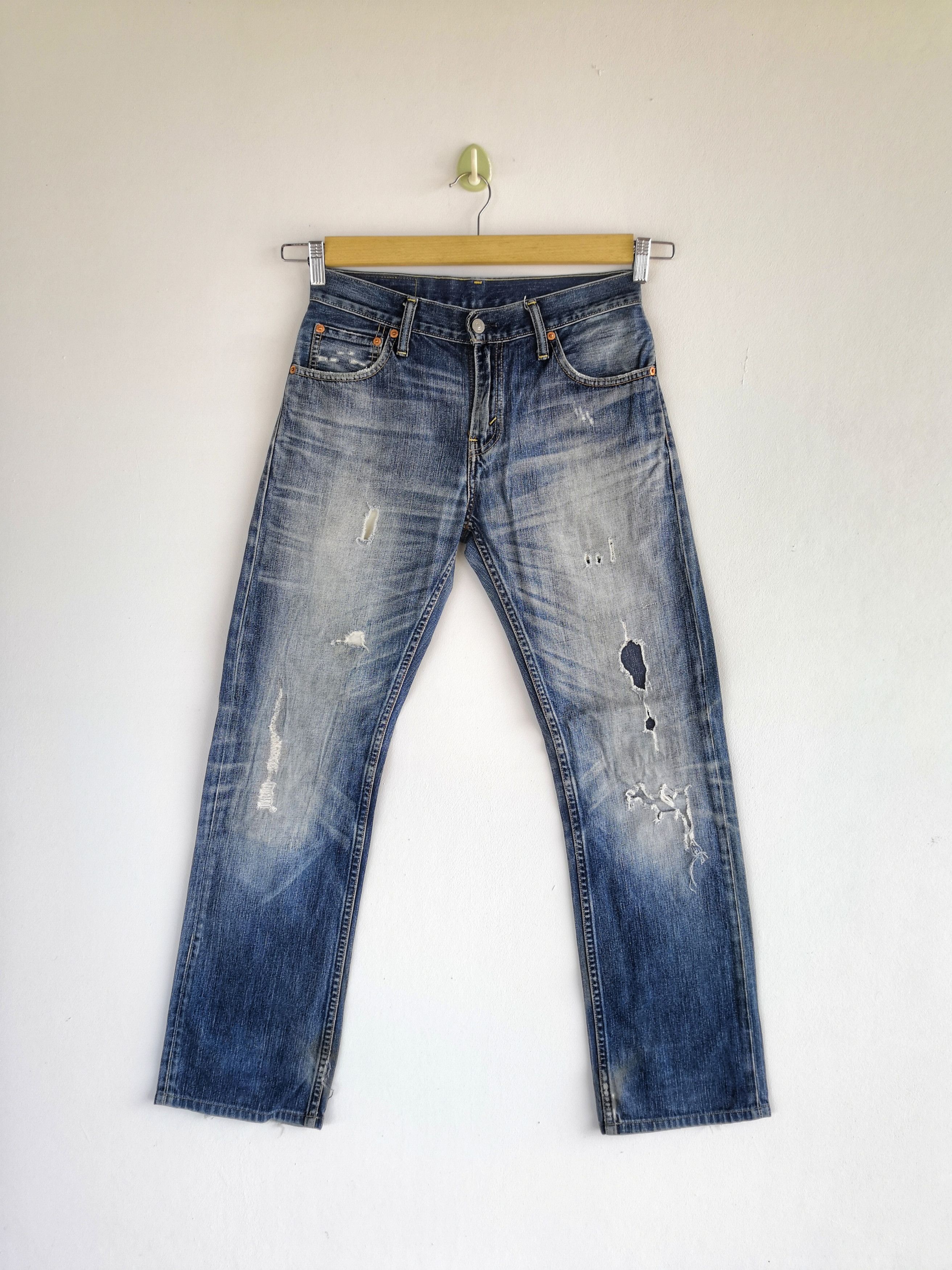 Levi's Vintage Levis Jeans Levi's 505 Distressed Denim Pants Size 28" / US 6 / IT 42 - 1 Thumbnail