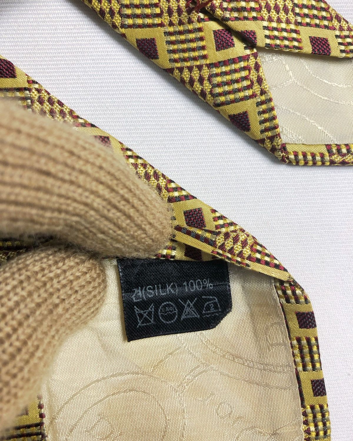 Christian Dior Monsieur Rare Vintage Christian Dior Monsieur Silk Tie Size ONE SIZE - 8 Thumbnail