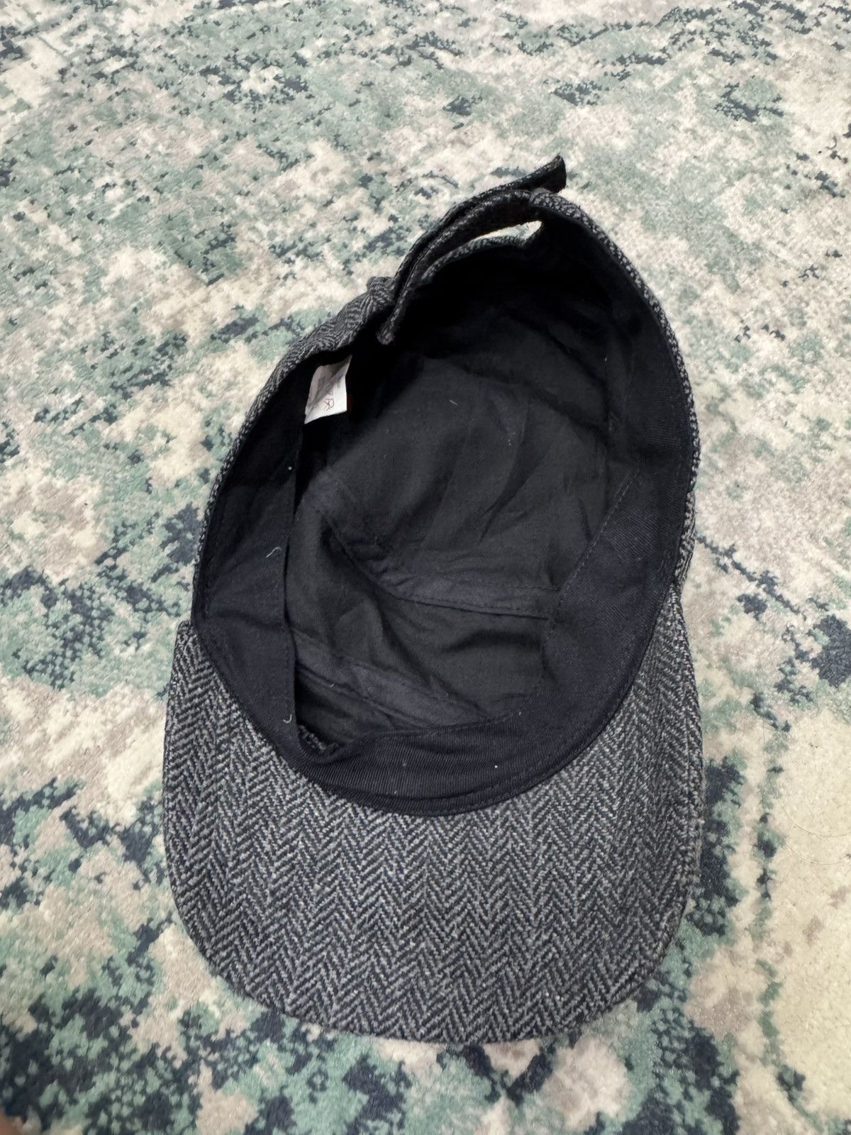 Japanese Brand MIXED WOOL HERRINGBONE PAINTER CAP HAT Size ONE SIZE - 6 Thumbnail
