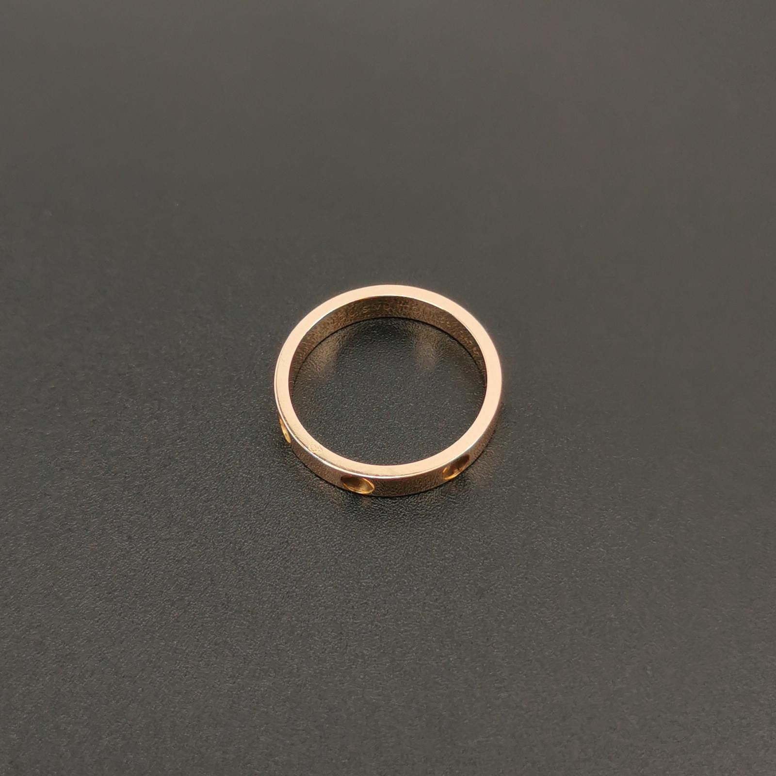 Louis Vuitton Louis Vuitton (LV) Empreinte 18K rose gold ring size 16 -z2 Size ONE SIZE - 6 Thumbnail