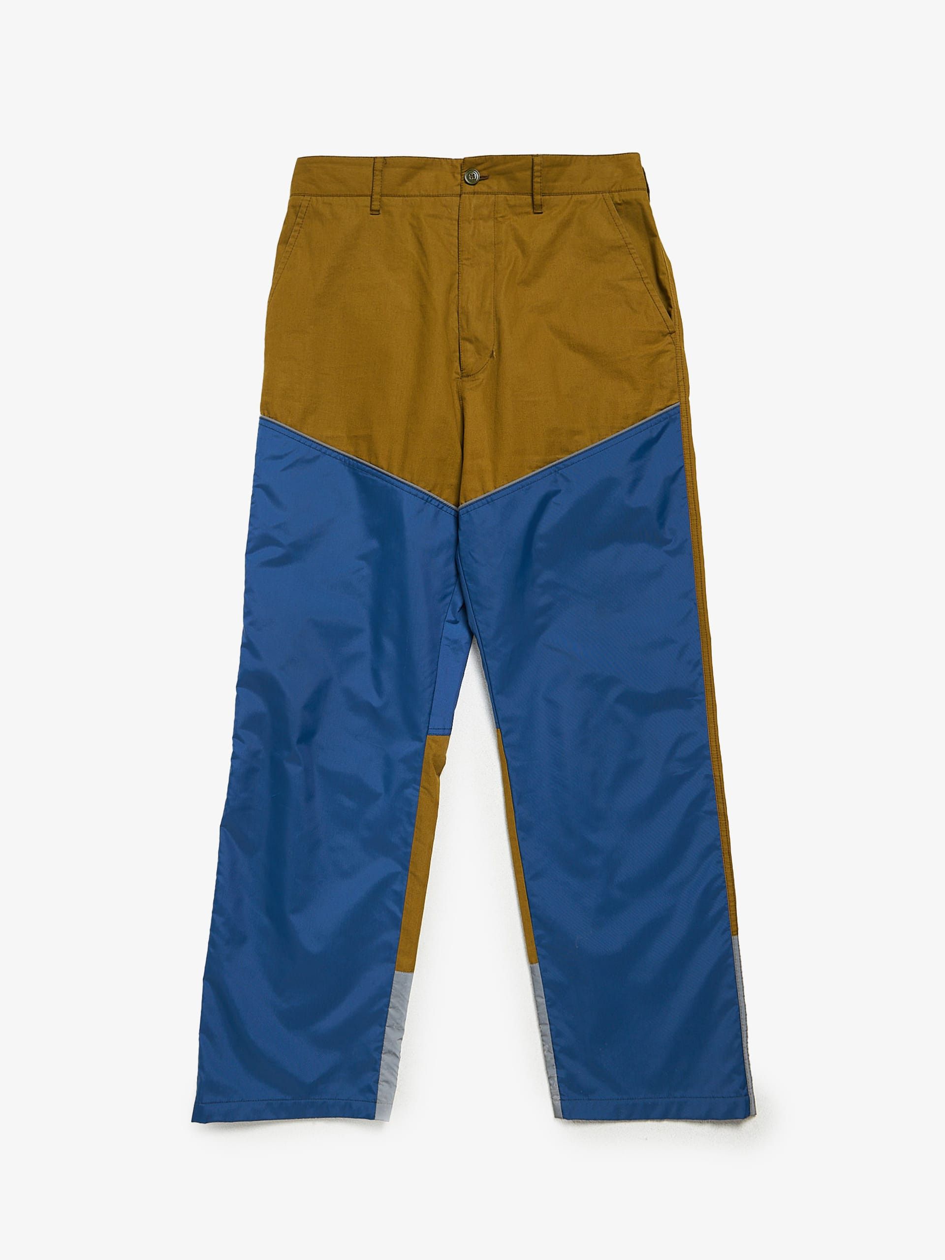 image of Moncler Mustard And Blue Cotton Pants, Men's (Size 32)