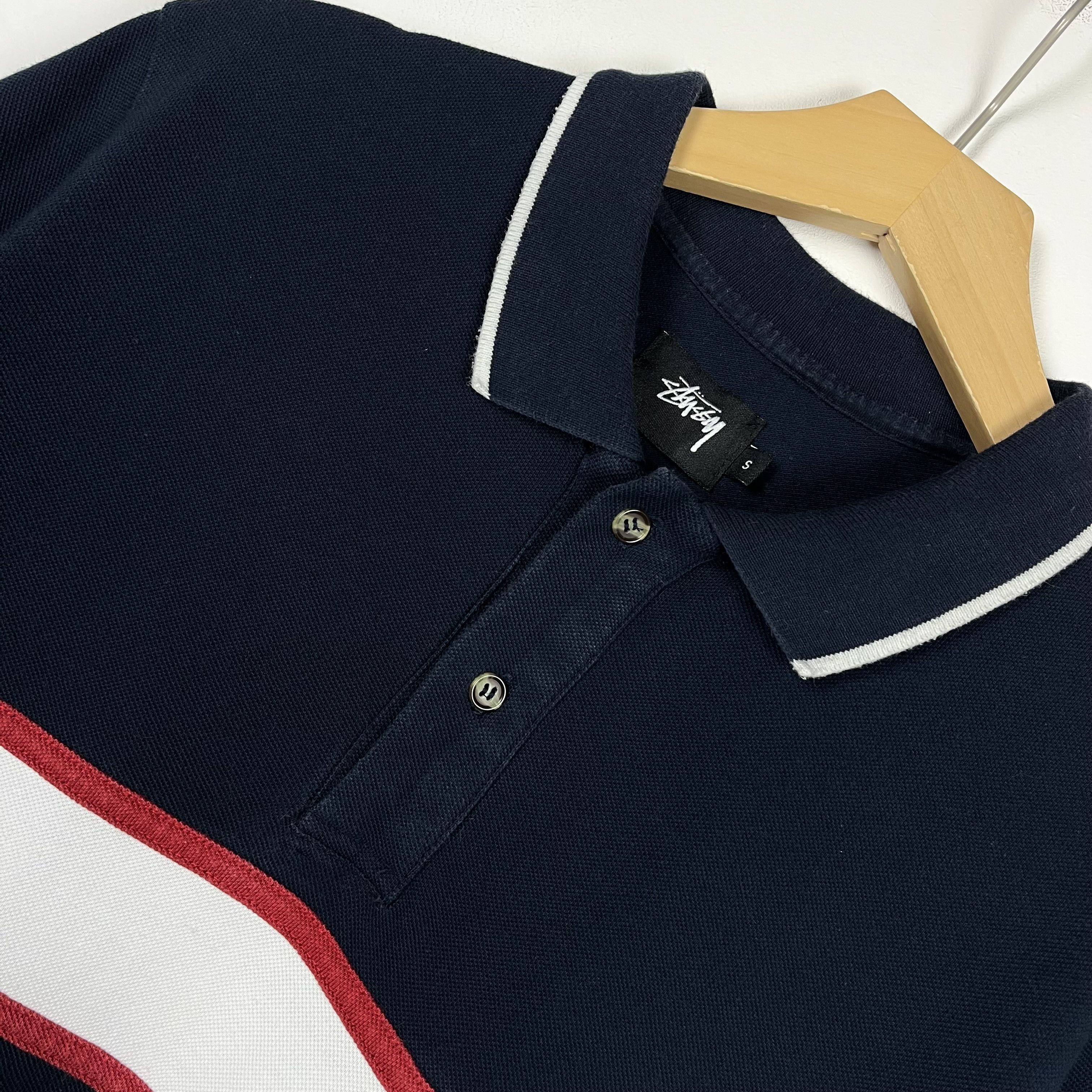 Stussy Vintage Stussy Tribe NYC Big Logo Polo Shirt 00’s Size US S / EU 44-46 / 1 - 15 Thumbnail