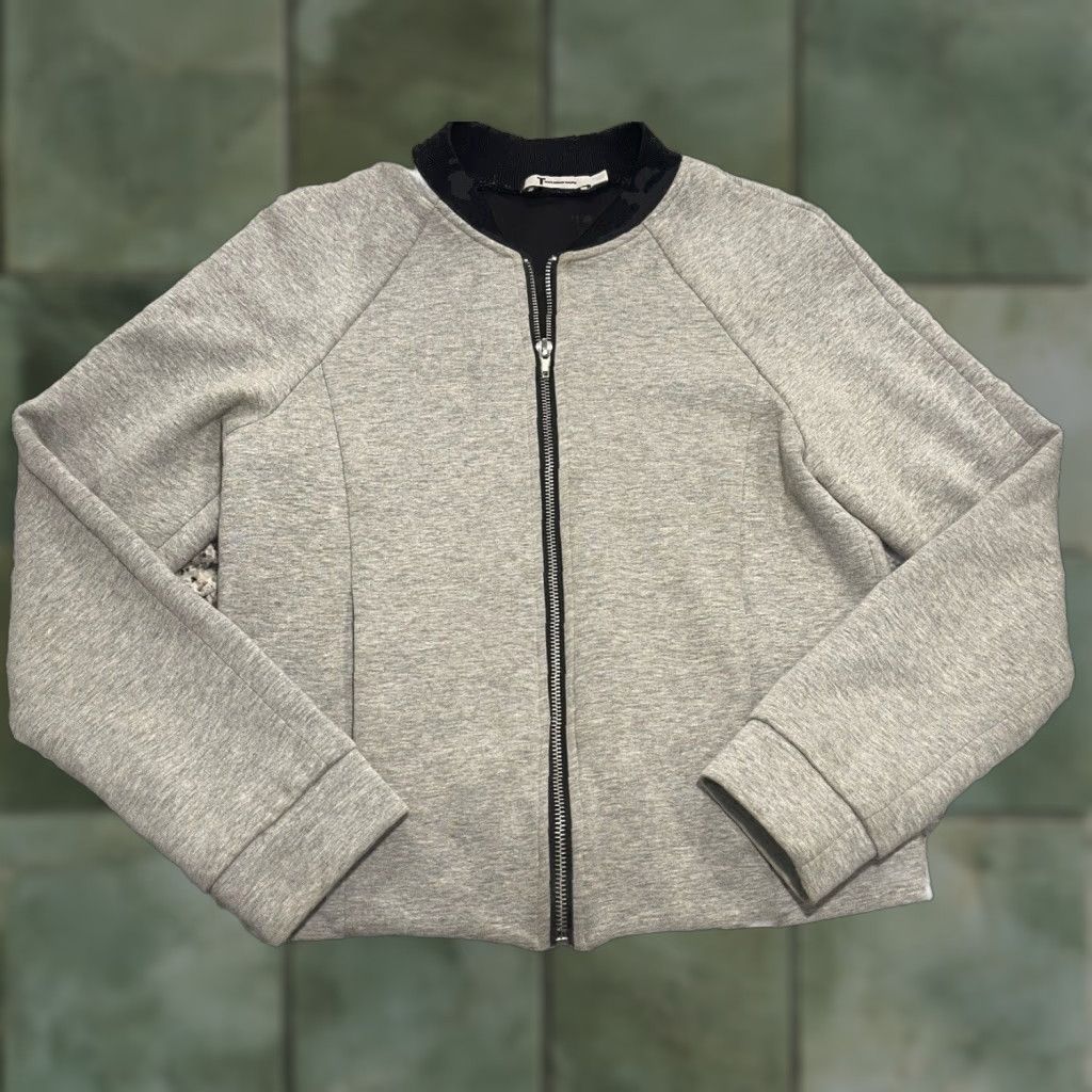 T by Alexander Wang VINTAGE T BY ALEXANDER WANG Bomber Jacket Grey XS Women Jacket Lightweight Festival Size XS / US 0-2 / IT 36-38 - 1 Thumbnail