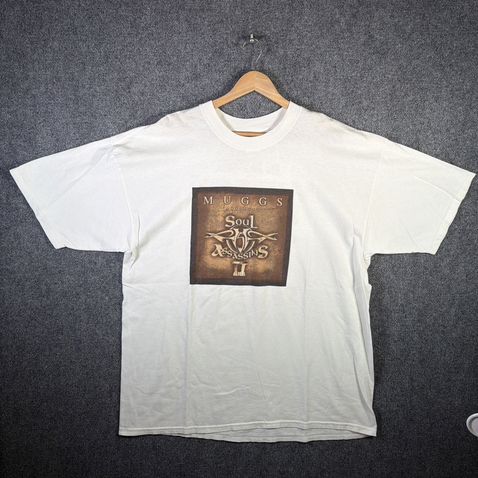 Rap Tees Vintage Cypress Hill Shirt Mens 2XL White 90s DJ Muggs Rap T Size US XXL / EU 58 / 5 - 6 Thumbnail