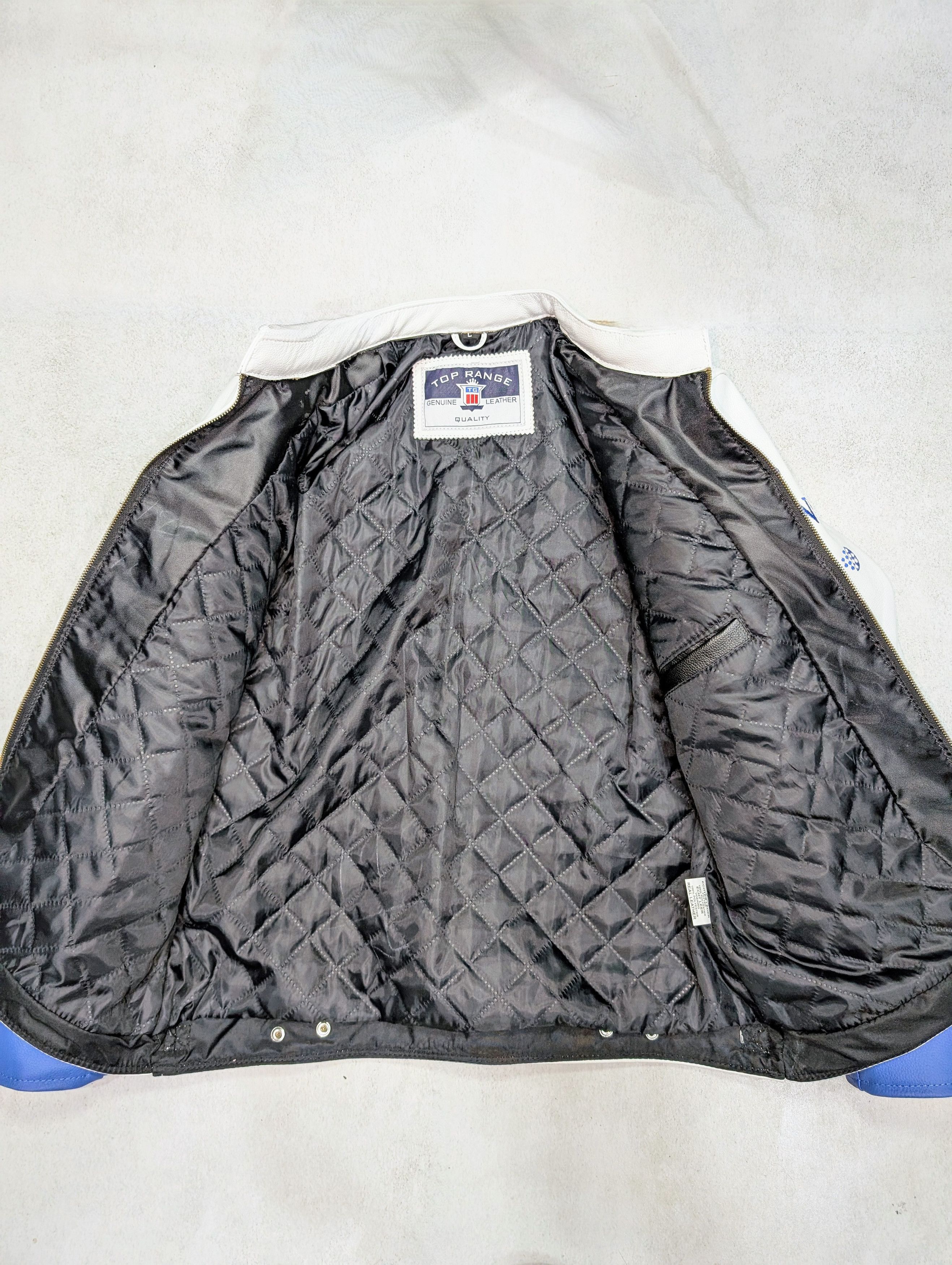 NASCAR 🔥 BMW 🏎️ Racing Leather Jacket Rare Streetwear L Size US M / EU 48-50 / 2 - 6 Thumbnail