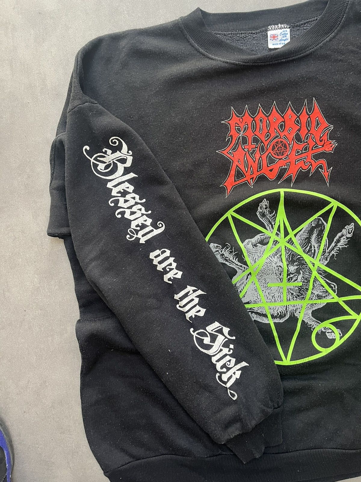 Vintage Morbid Angel crewneck 1991 Euro Tour Size US L / EU 52-54 / 3 - 4 Thumbnail