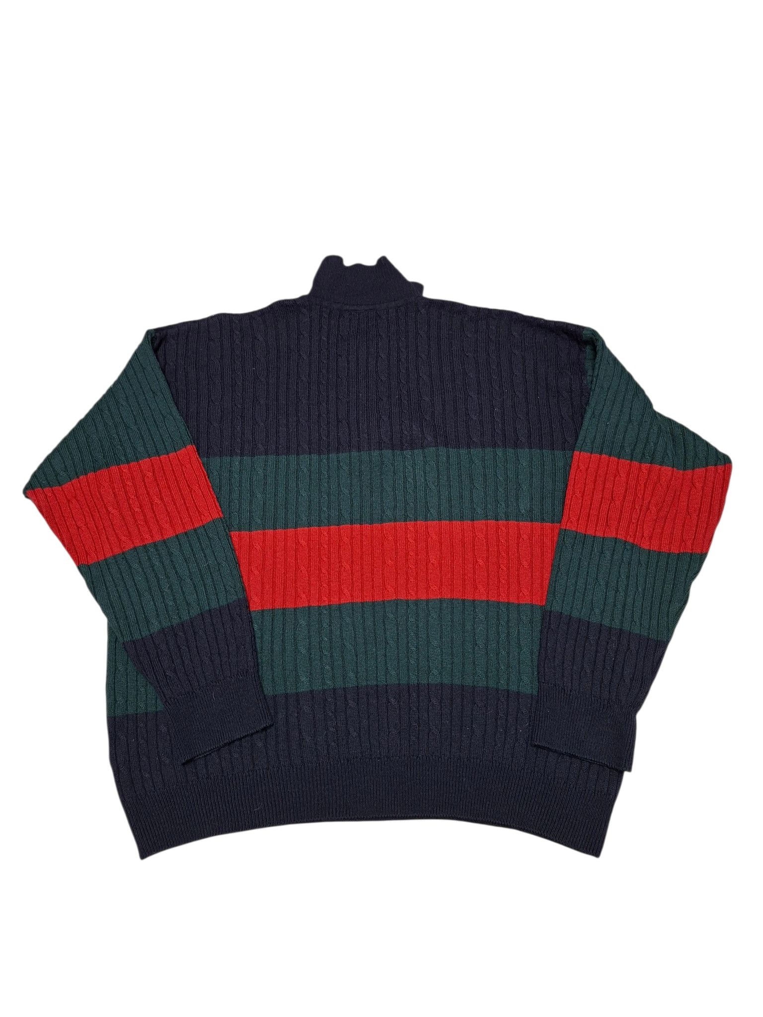 Lacoste LACOSTE VINTAGE LUXURY 1/3 WOOL SWEATER Size US XXL / EU 58 / 5 - 3 Thumbnail