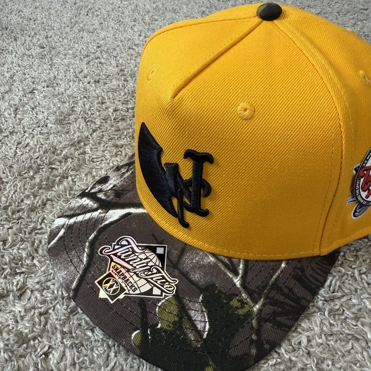 Wu-Tang Clan 🔴Wu-Tang Hat Twnty Two Yellow Camouflage NY Mets Raekwon Size ONE SIZE - 8 Thumbnail
