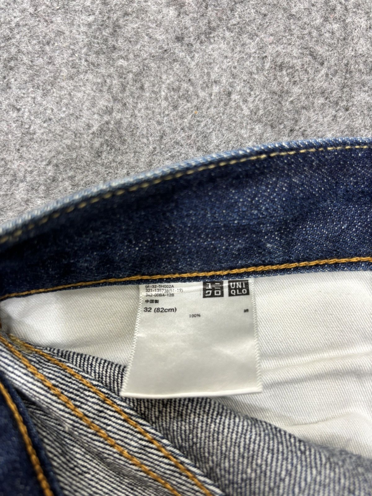 Japanese Brand 💥ART💥Uniqlo Japan Heavy Paint Splatter Selvedge Denim F673 Size US 34 / EU 50 - 21 Thumbnail