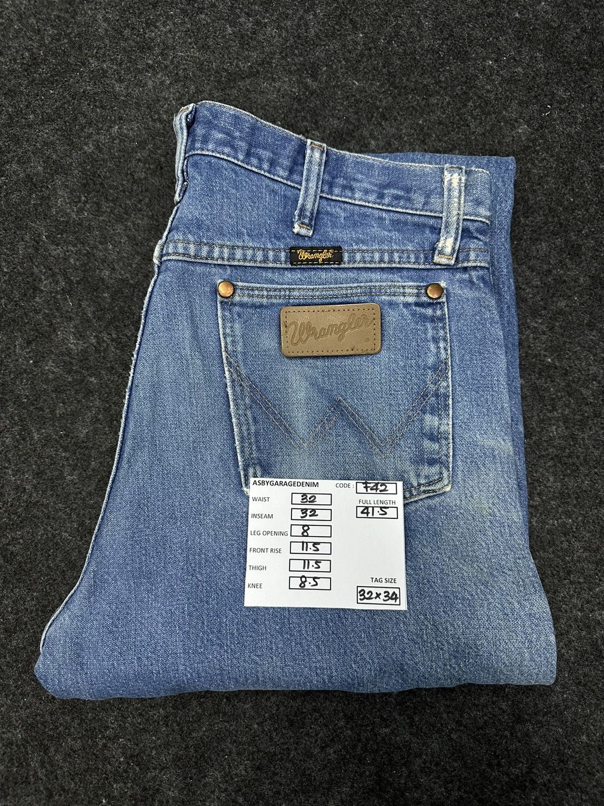 BUFFALO BOBS × Vintage × Wrangler Vintage 70s Wrangler Distressed Denim Size 32 F42 Size US 32 / EU 48 - 17 Thumbnail
