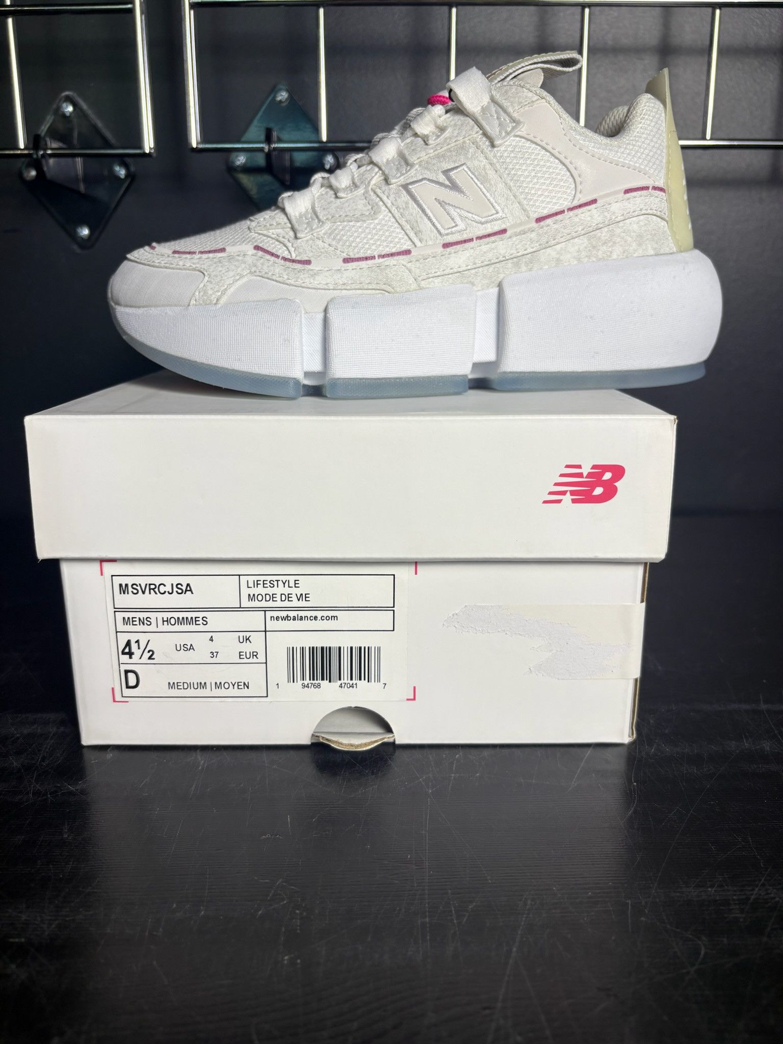 New Balance Jaden Smith x New Balance Vision Racer "White Pink" Size US 5 / EU 37 - 5 Thumbnail