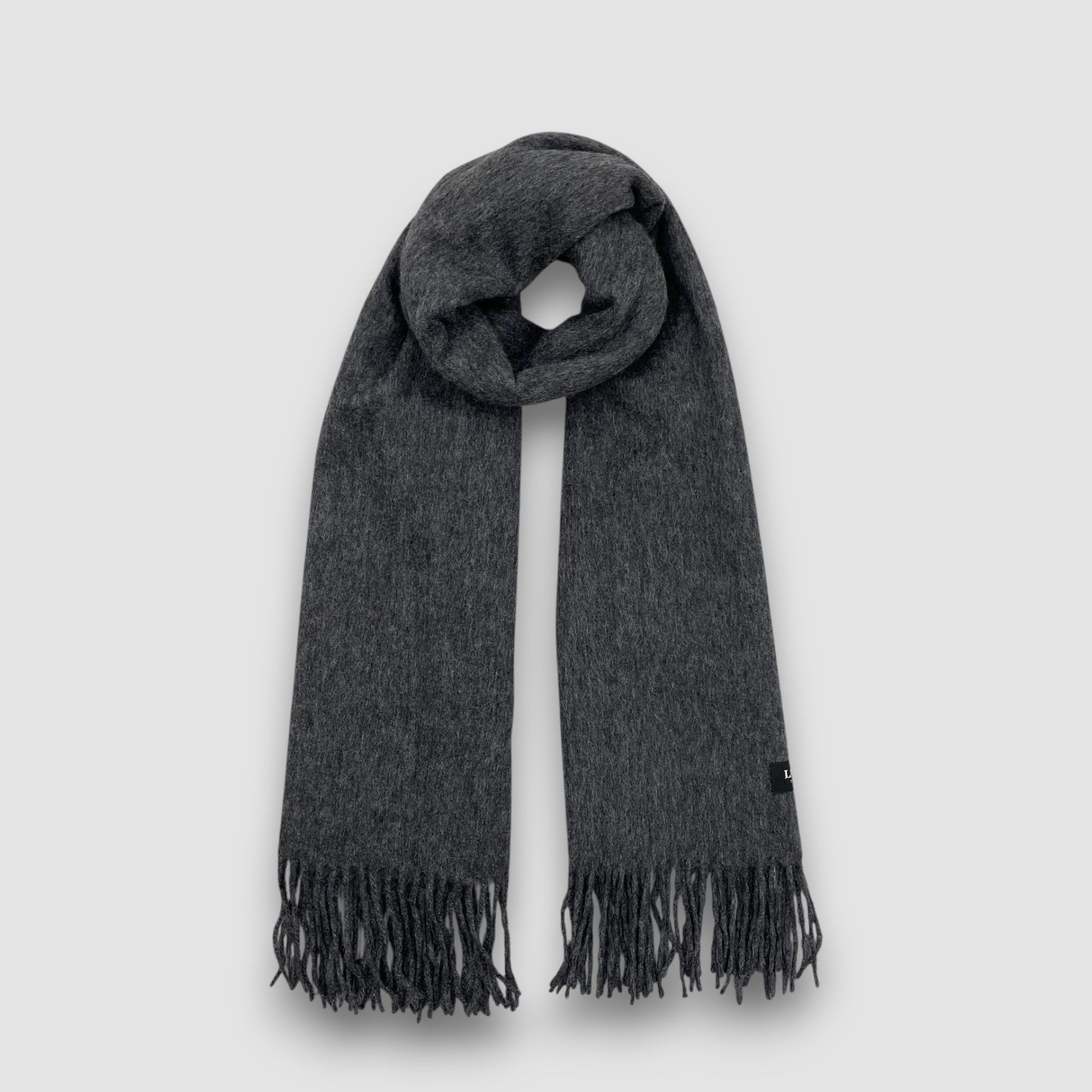 Lanvin Vintage Lanvin Scarf Muffler Cashmere Fringe Scarves Size ONE SIZE - 1 Thumbnail
