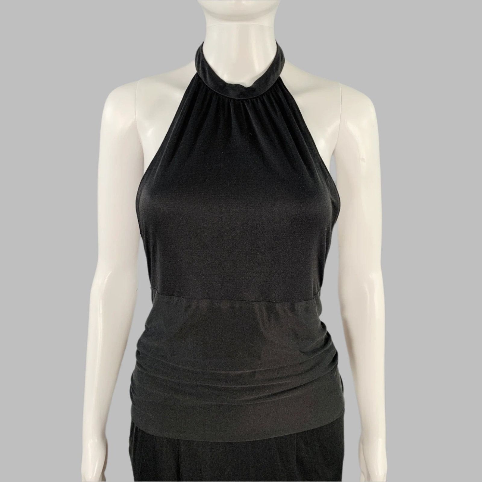 Agent Provocateur AGENT PROVOCATEUR Size 3 Black Silk Halter Cocktail Dress Size XS / US 0-2 / IT 36-38 - 2 Thumbnail