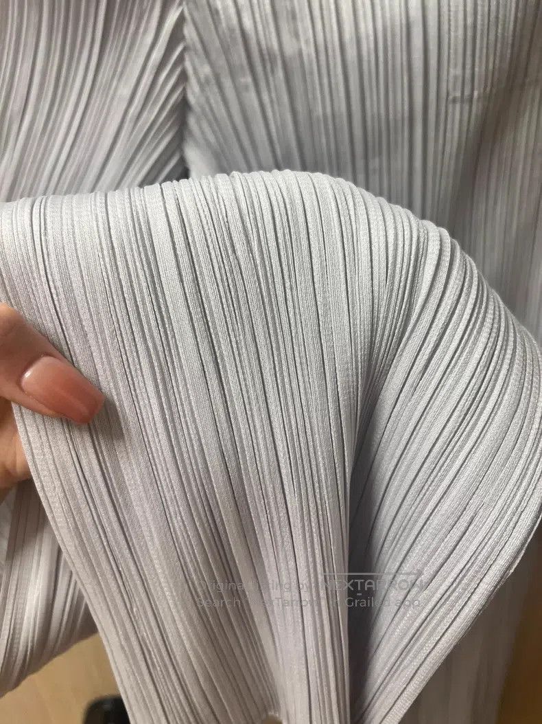 Issey Miyake Issey Miyake size:5 Light Gray Pants Size 22" - 5 Thumbnail